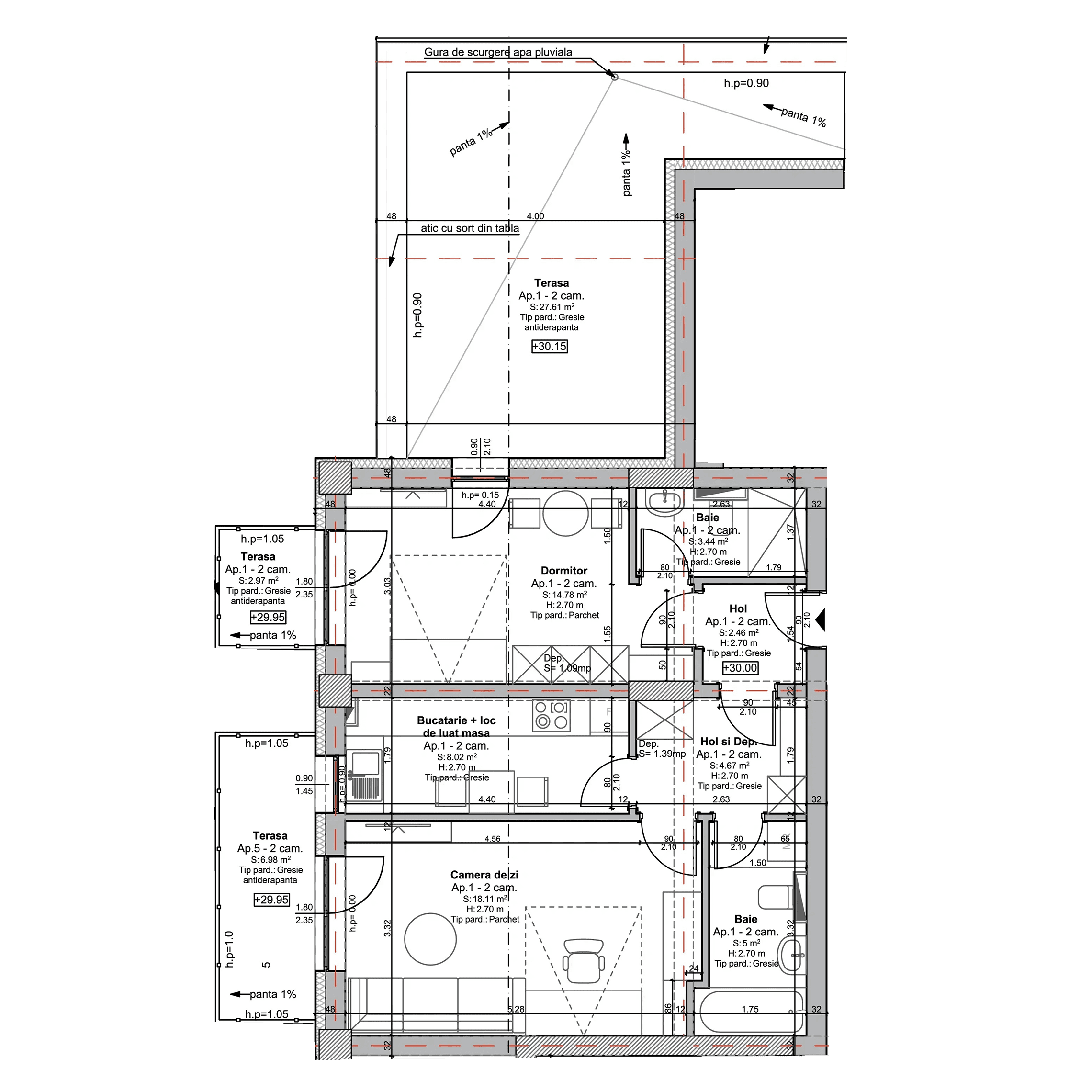 Plan apartament B108-10-1