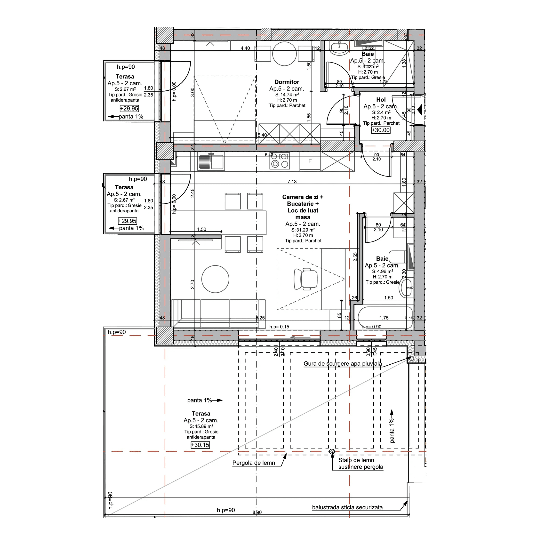 Plan apartament B108-10-5