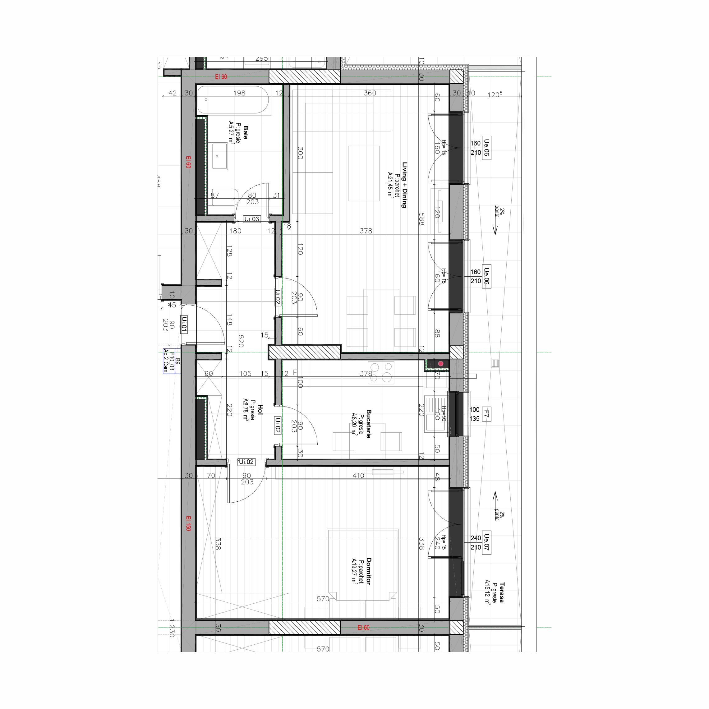 Plan apartament B9-10-3