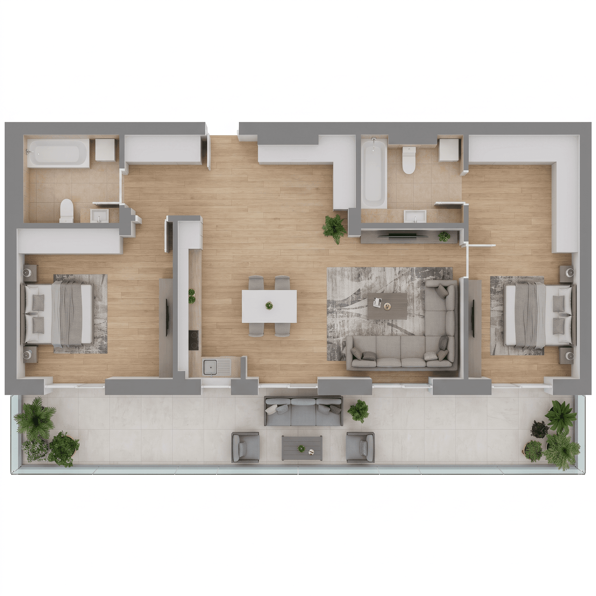 Plan apartament B29-10-3