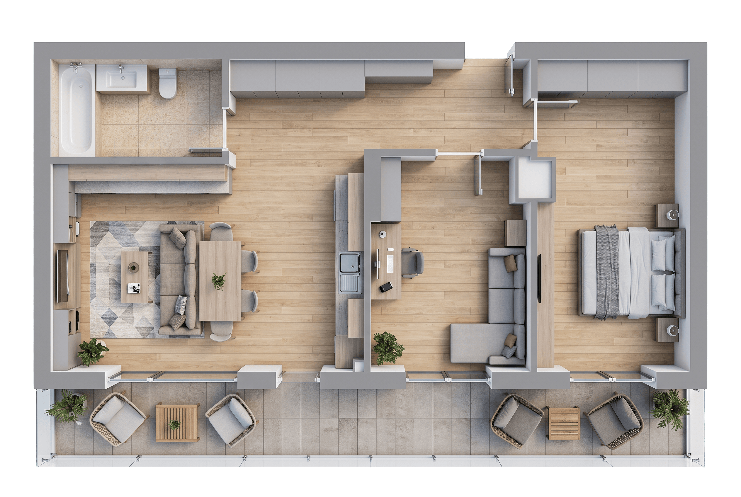 Plan apartament B30-R-5
