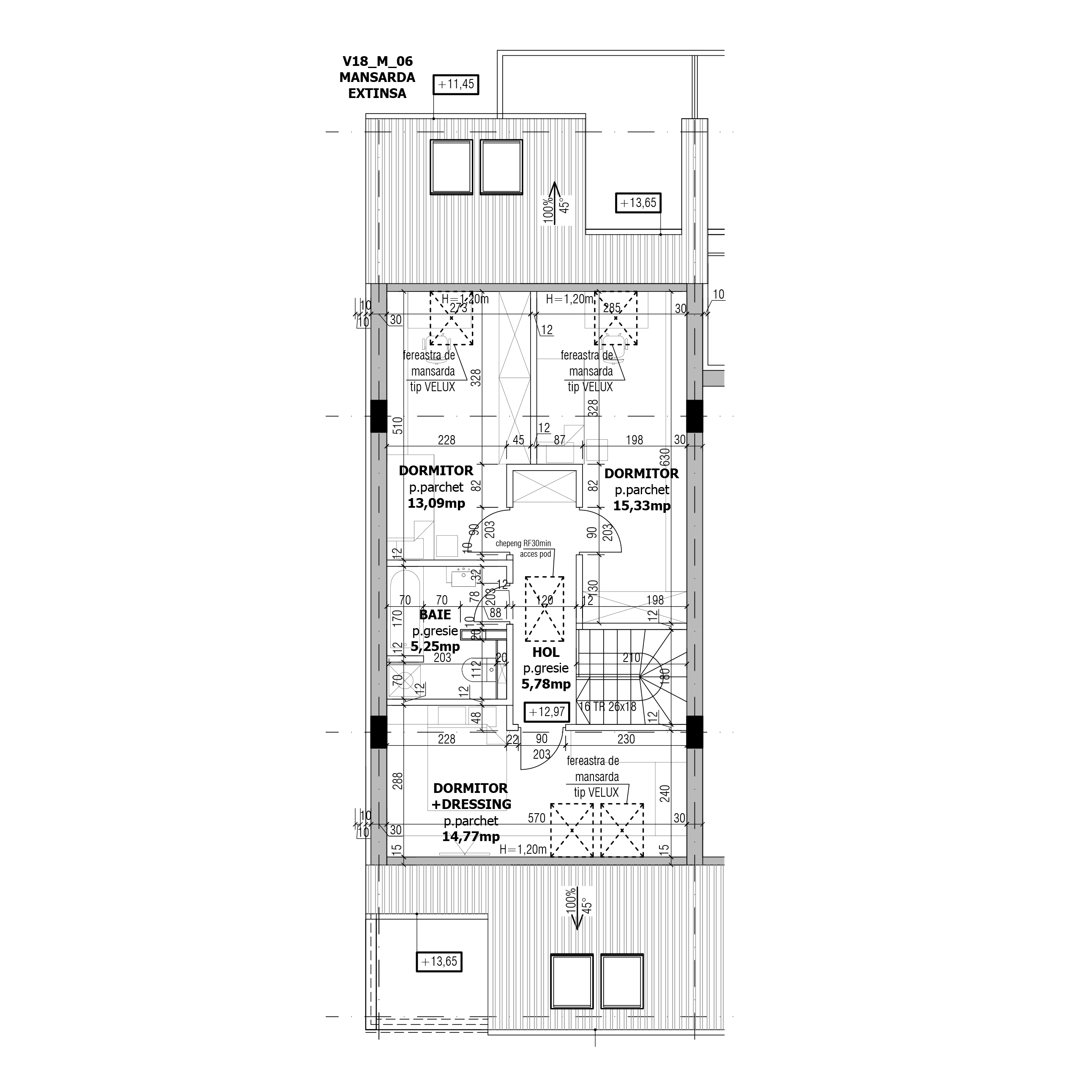 Plan apartament V18-M-4