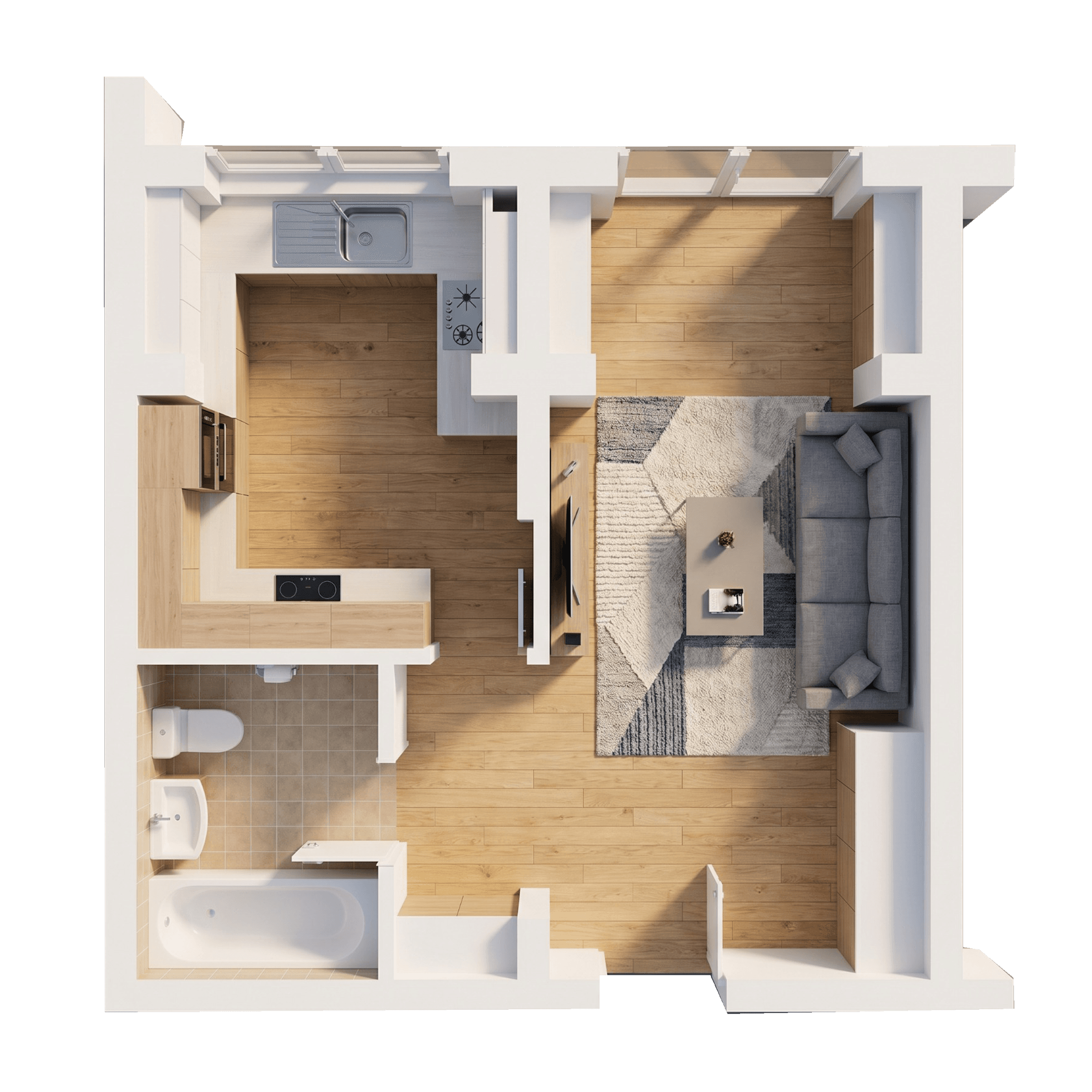 Plan apartament o cameră