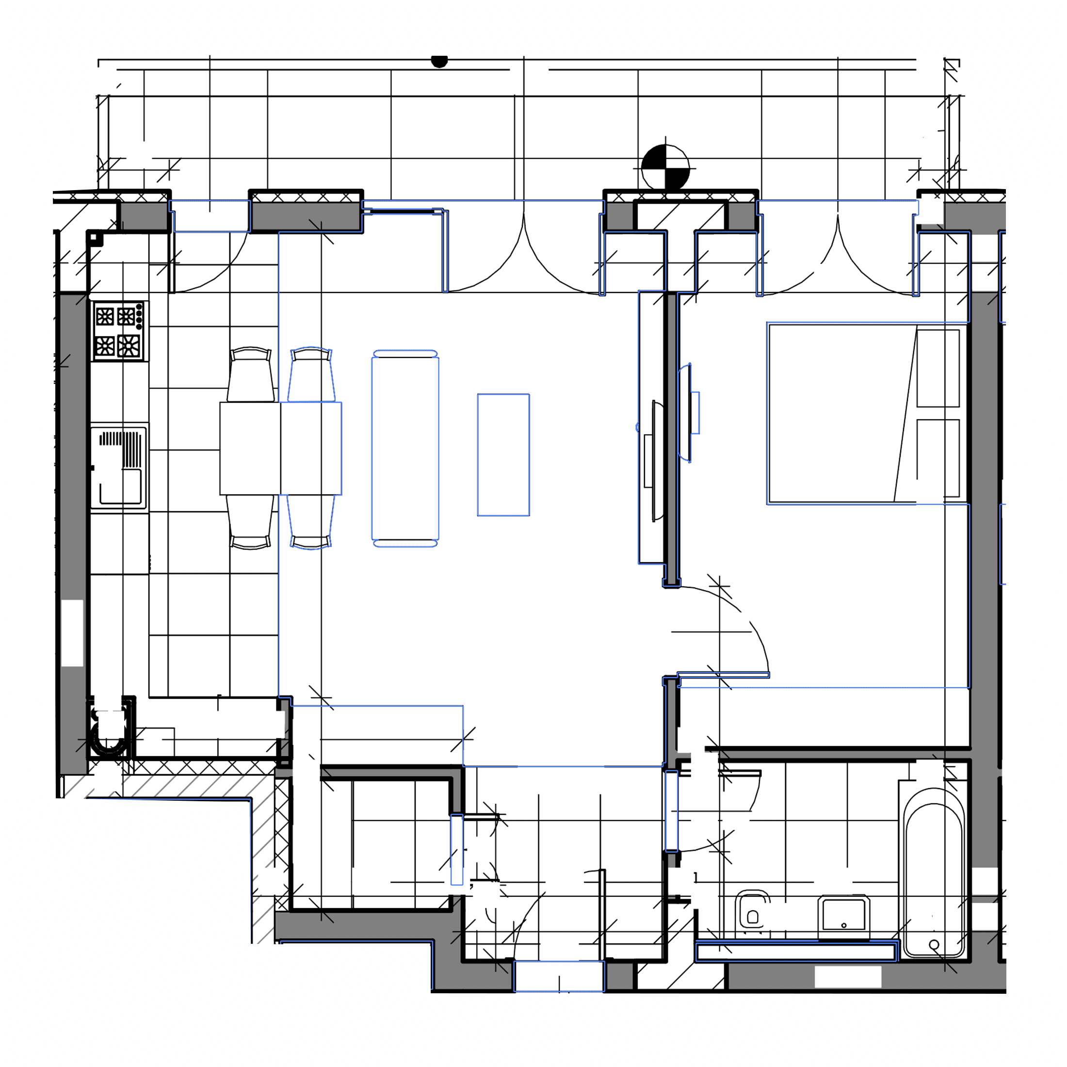 Plan apartament B26-2-1