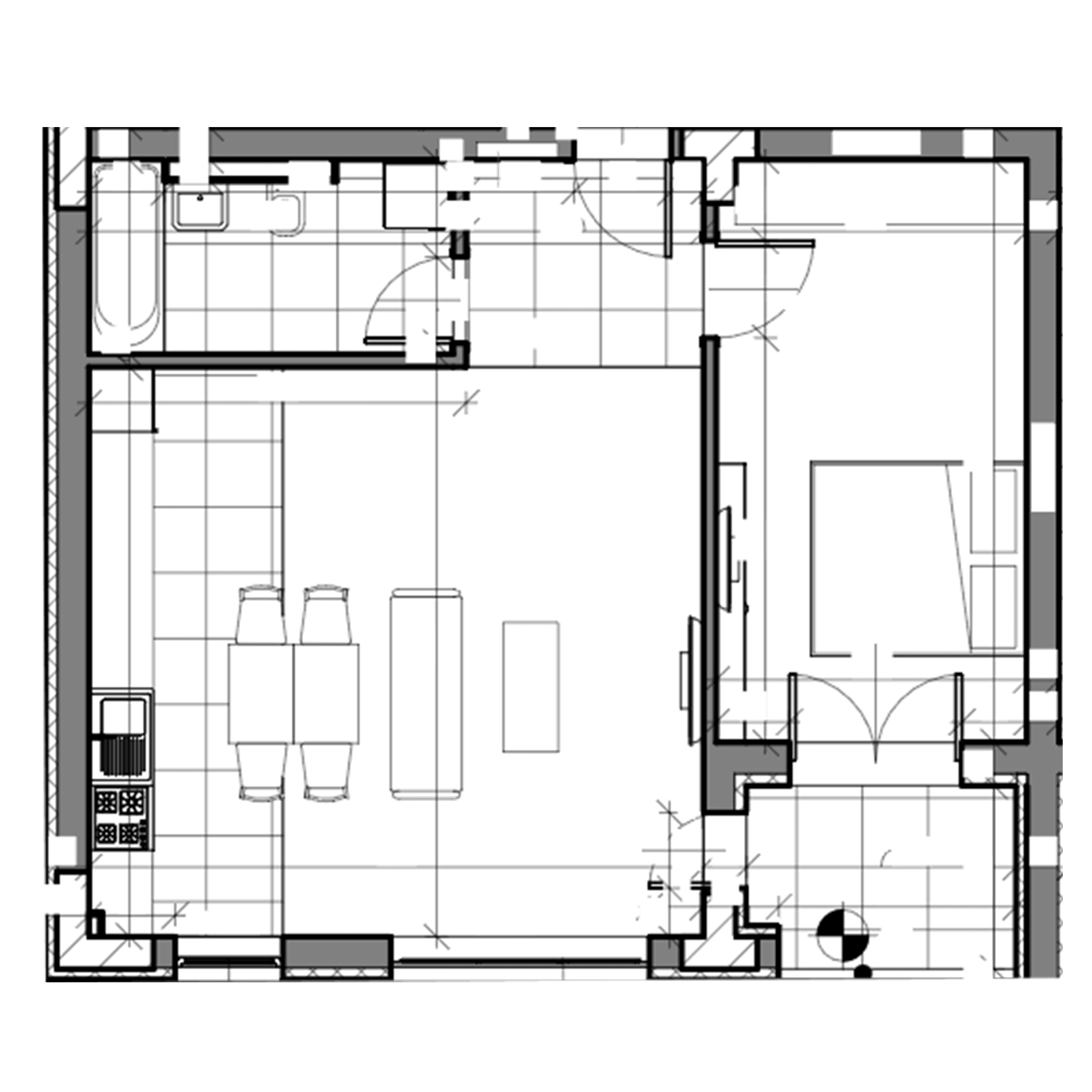 Plan apartament B27-P-5