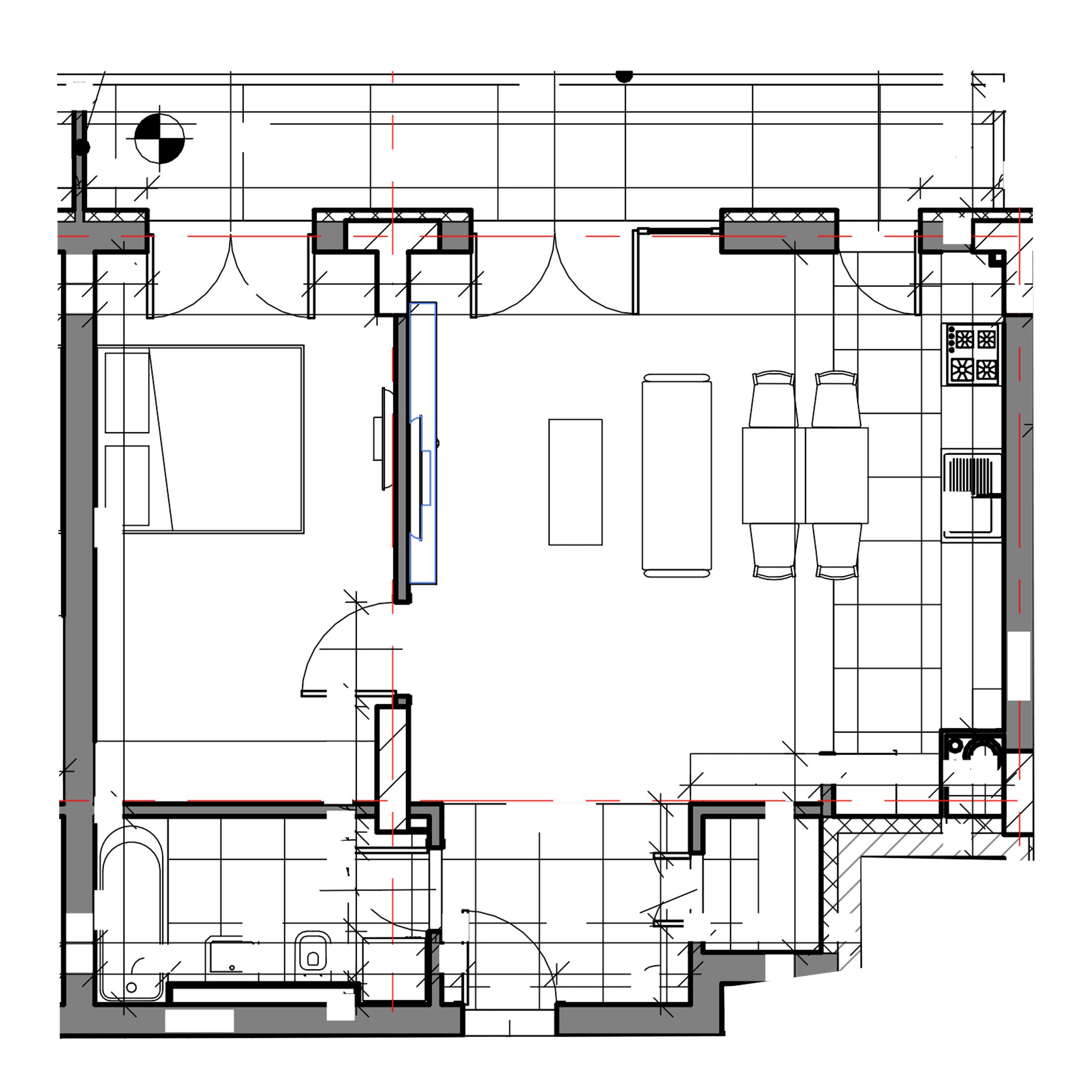 Plan apartament B26-6-8