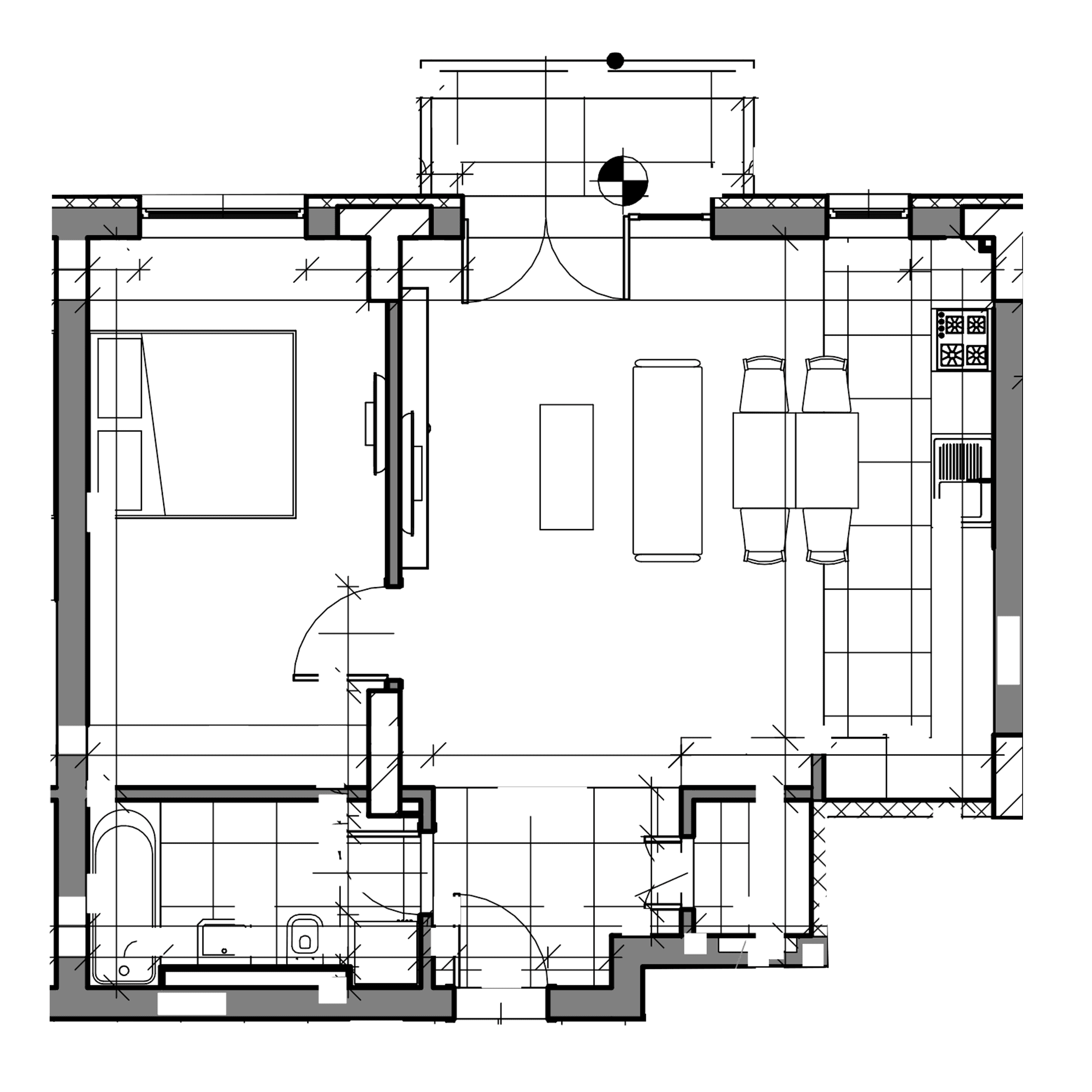 Plan apartament B28-1-8