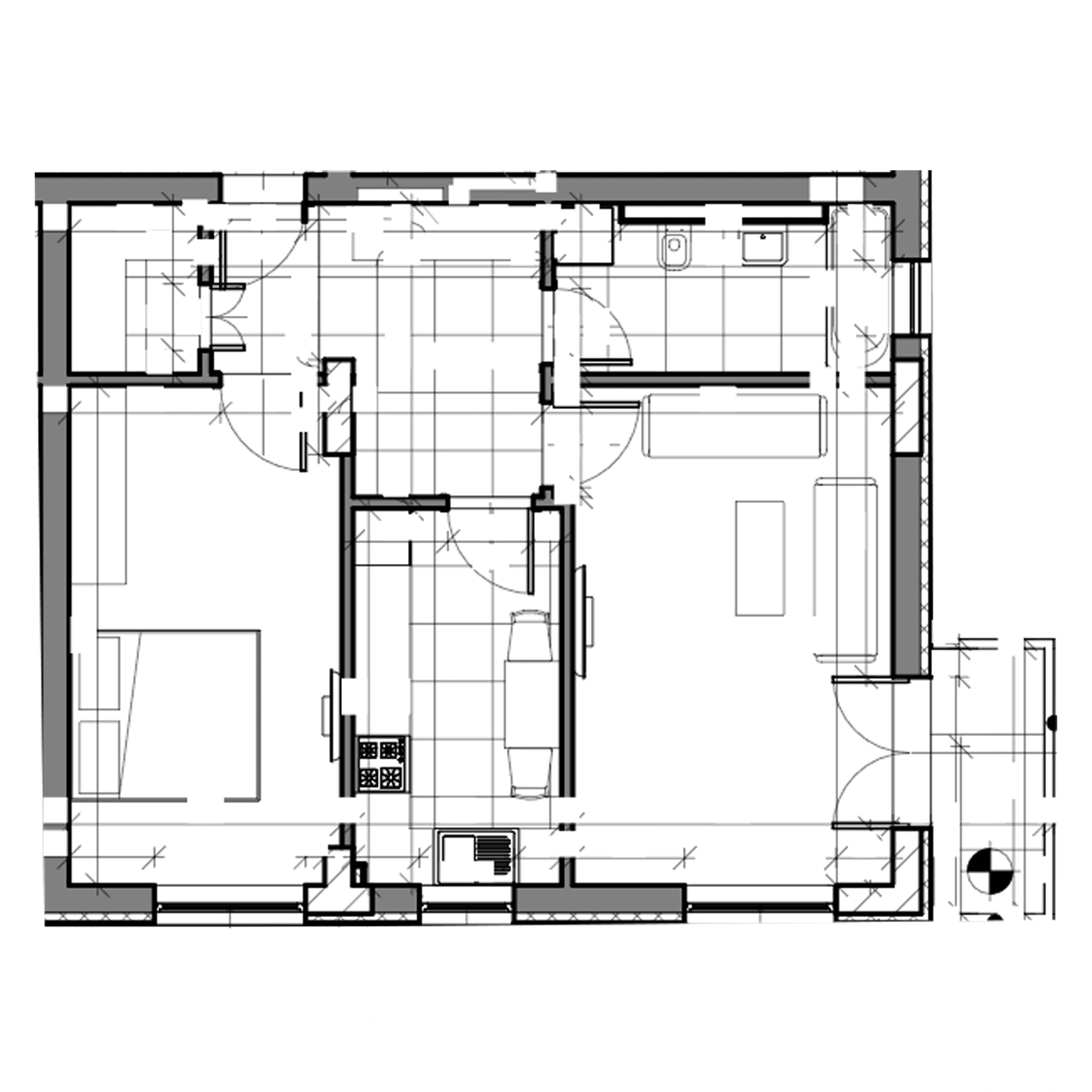 Plan apartament B27-P-3