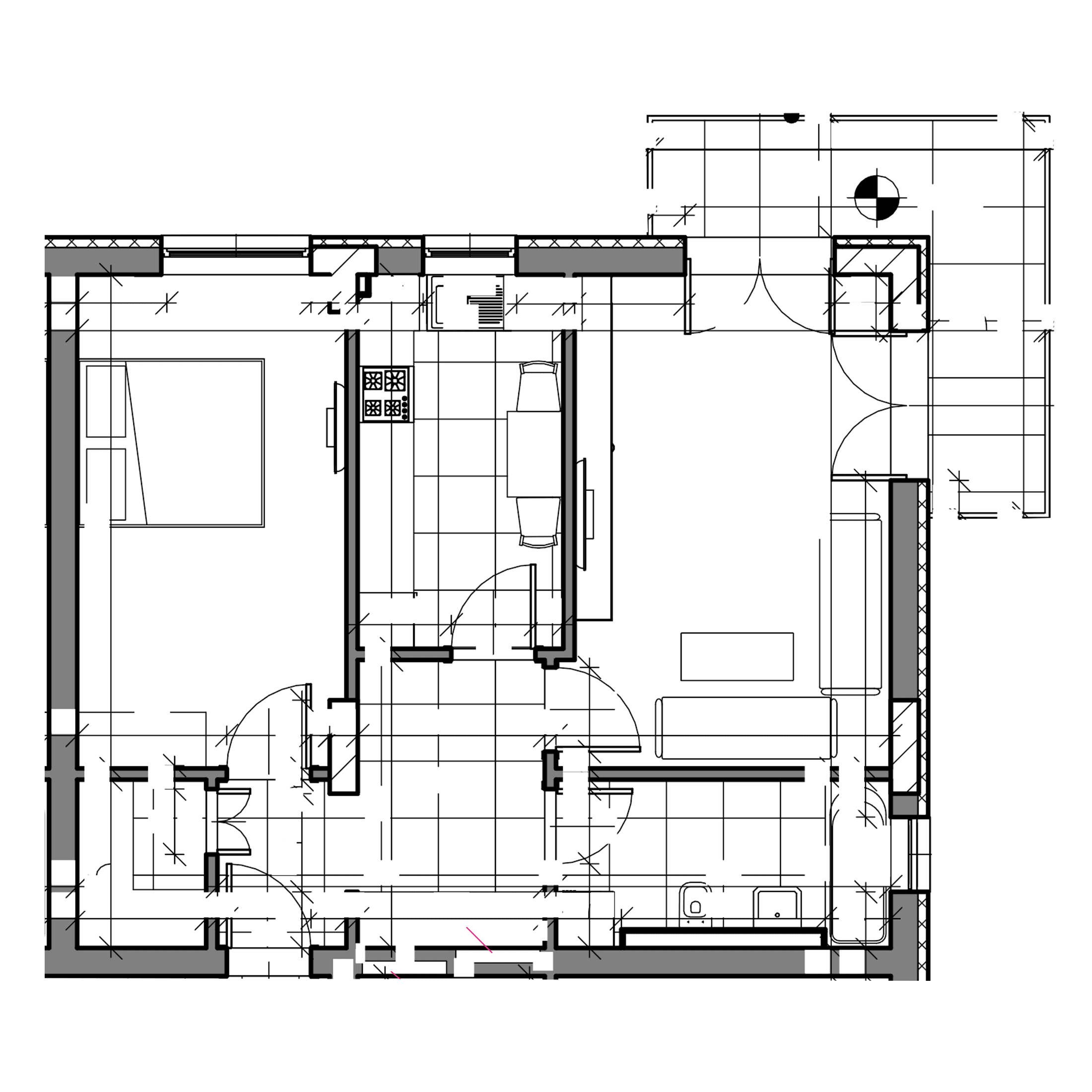 Plan apartament B27-4-2