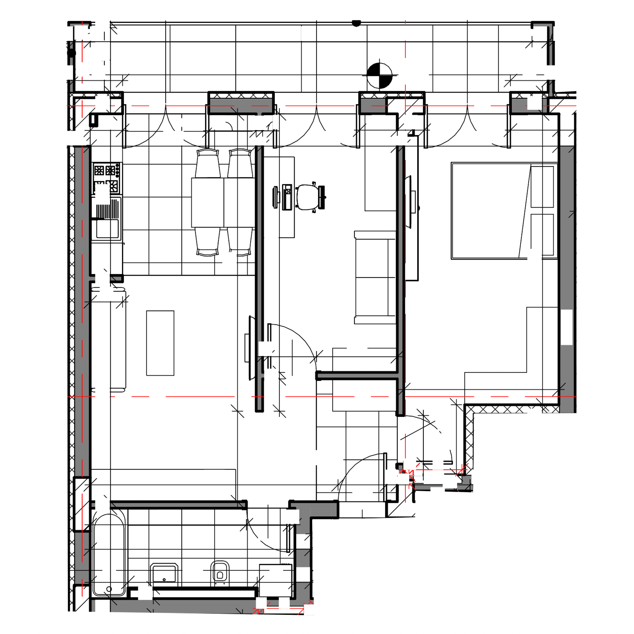 Plan apartament B25-4-7