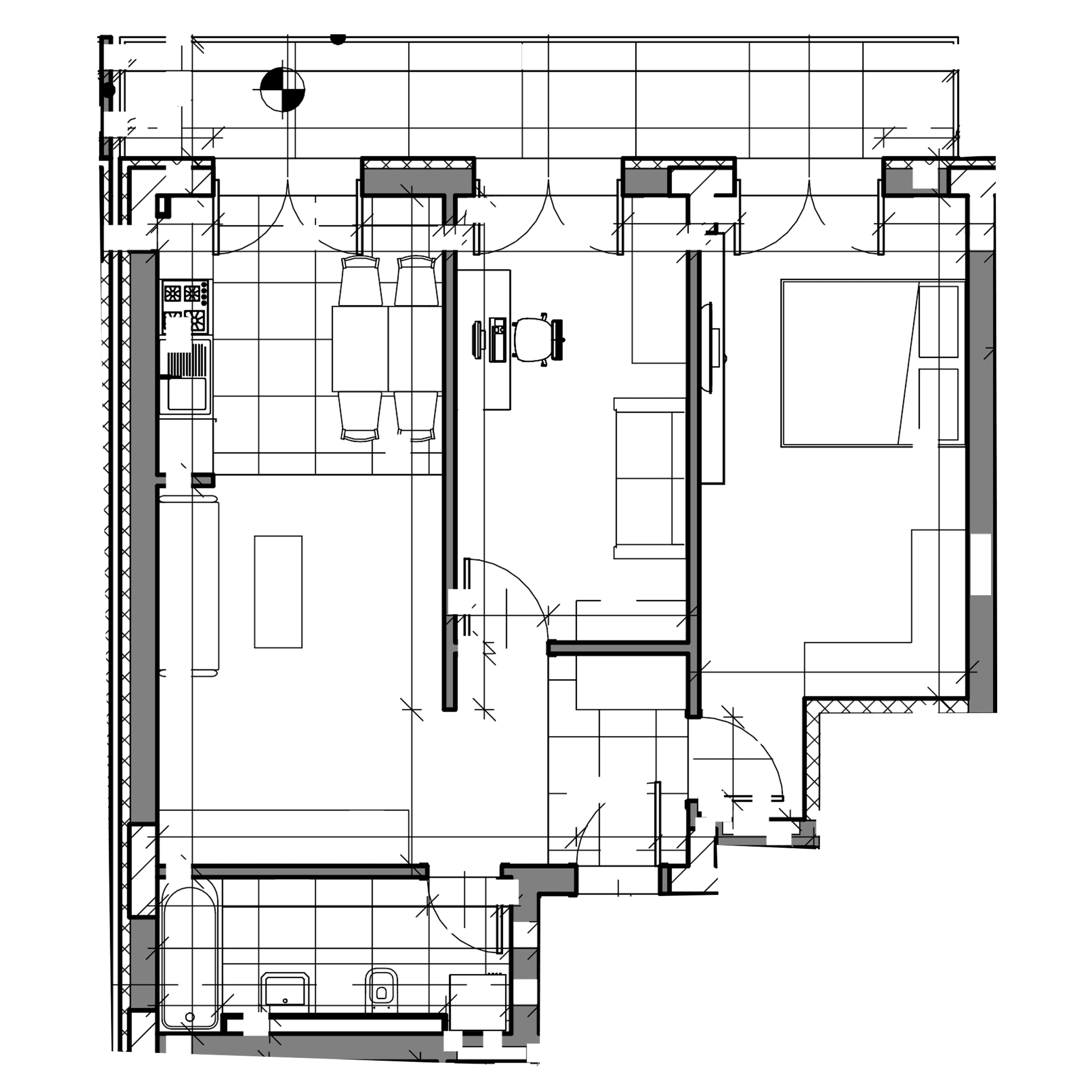 Plan apartament B25-5-7