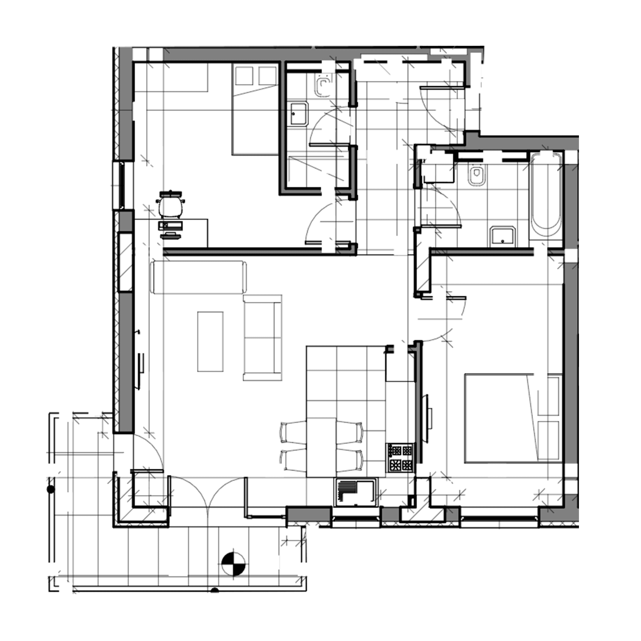 Plan apartament B28-1-6