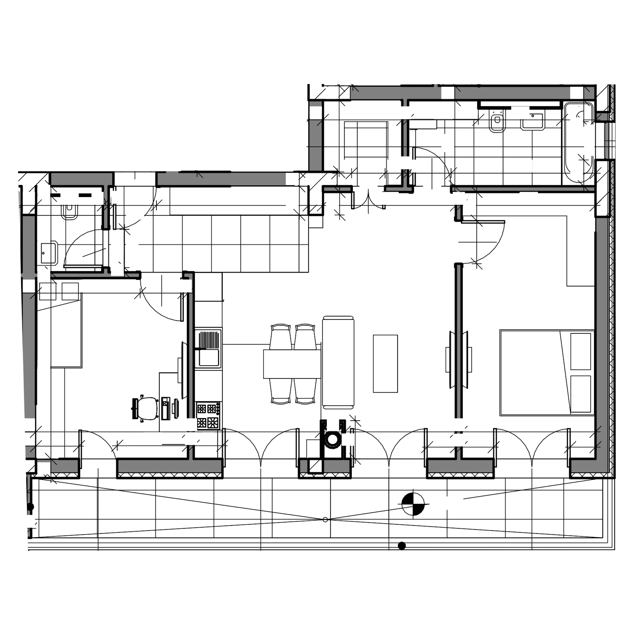 Plan apartament B26-R-3