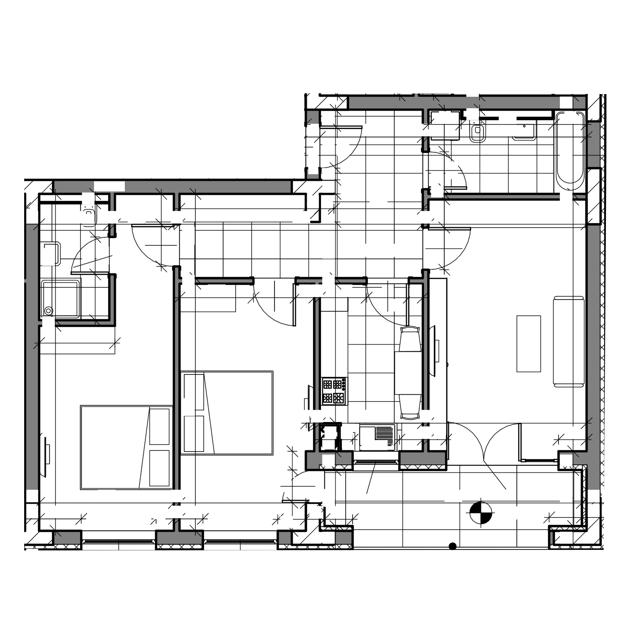 Plan apartament B26-5-3