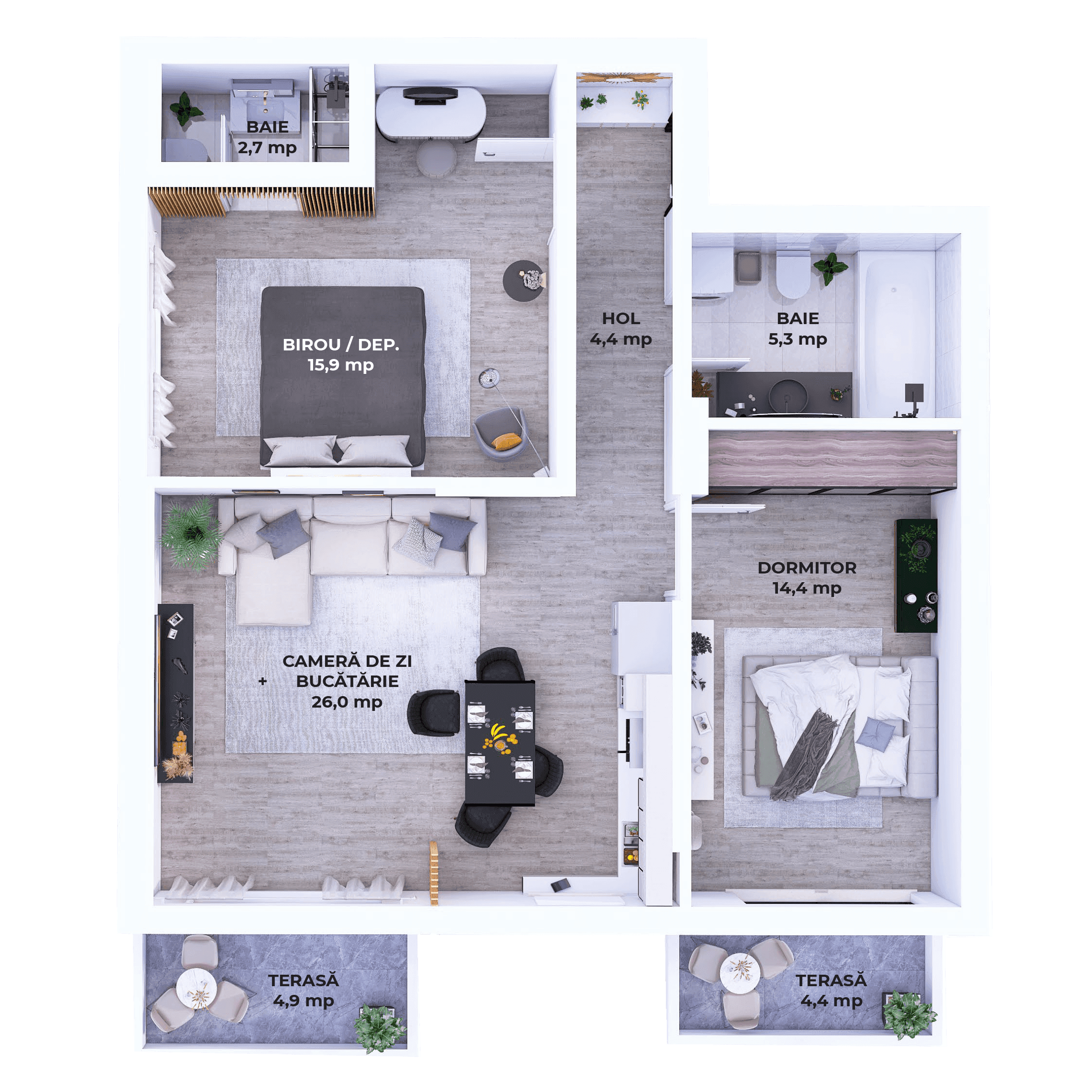 Plan apartament V31-1-6