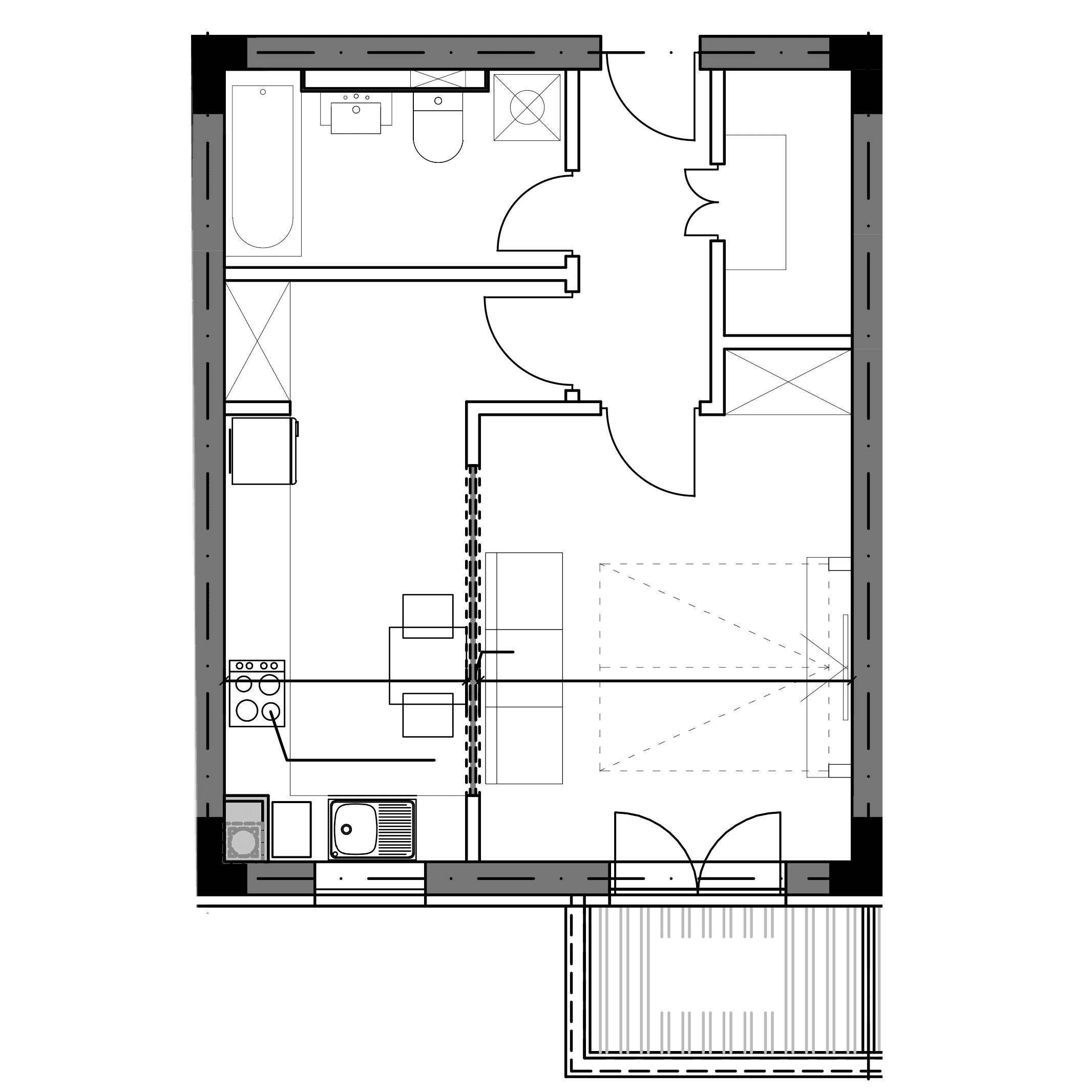 Plan apartament B7-E1-04