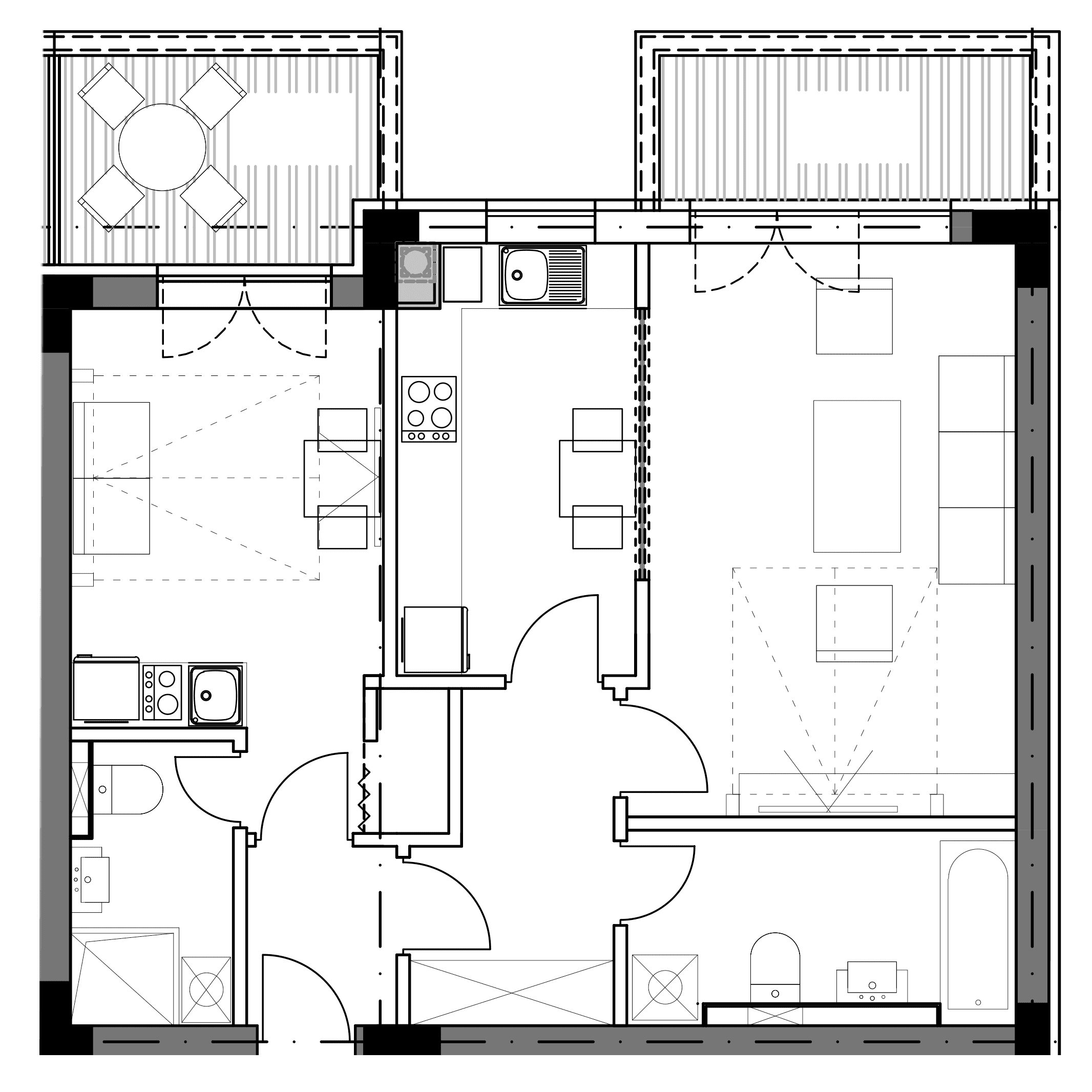 Plan apartament B7-E2-02