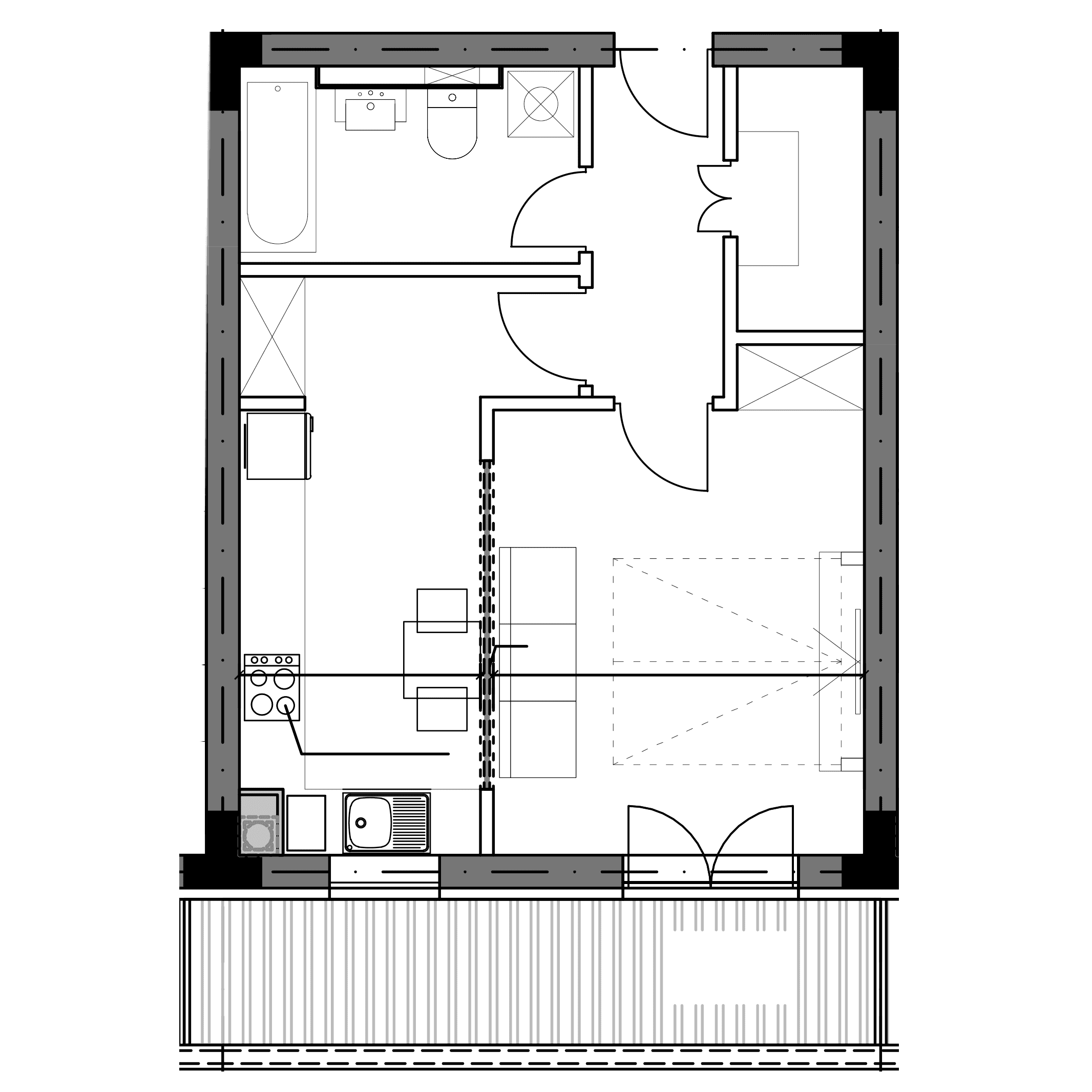 Plan apartament B7-E3-04