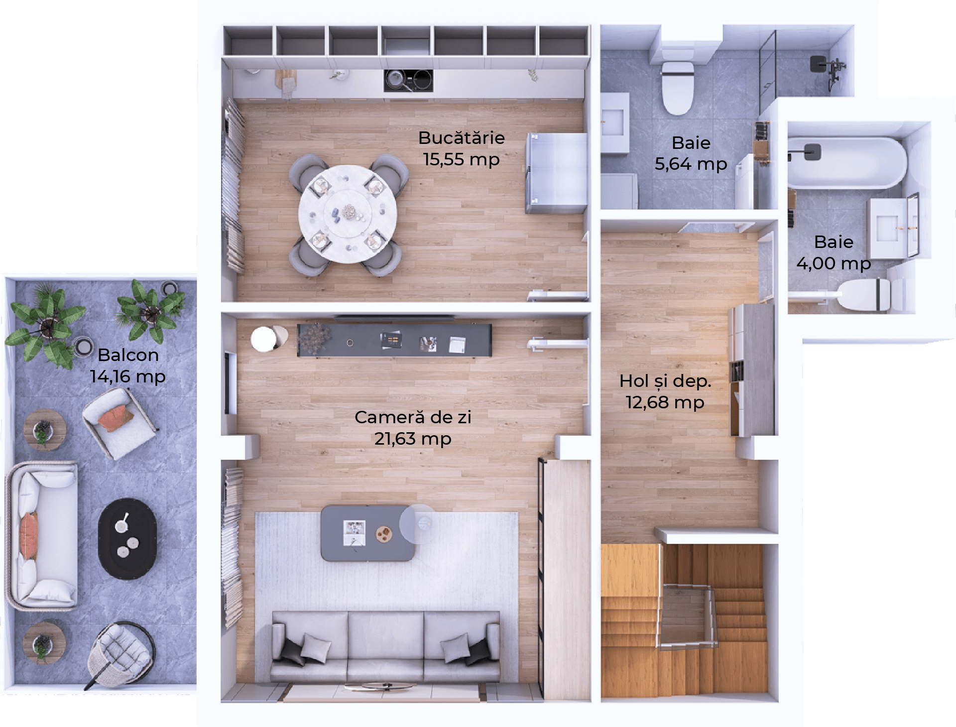 Plan apartament B100-11-8