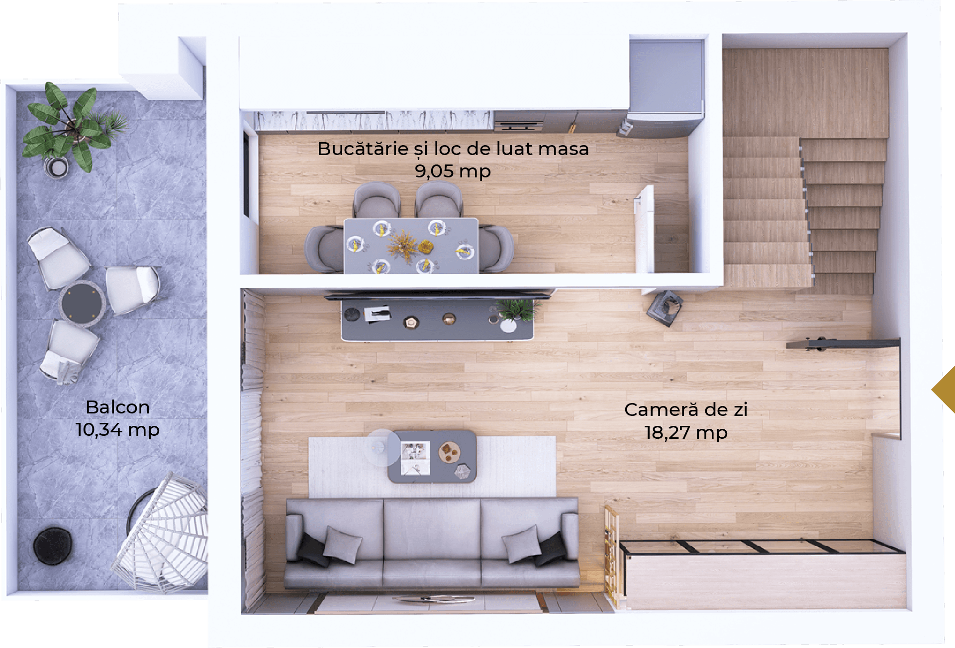 Plan apartament B101-11-8