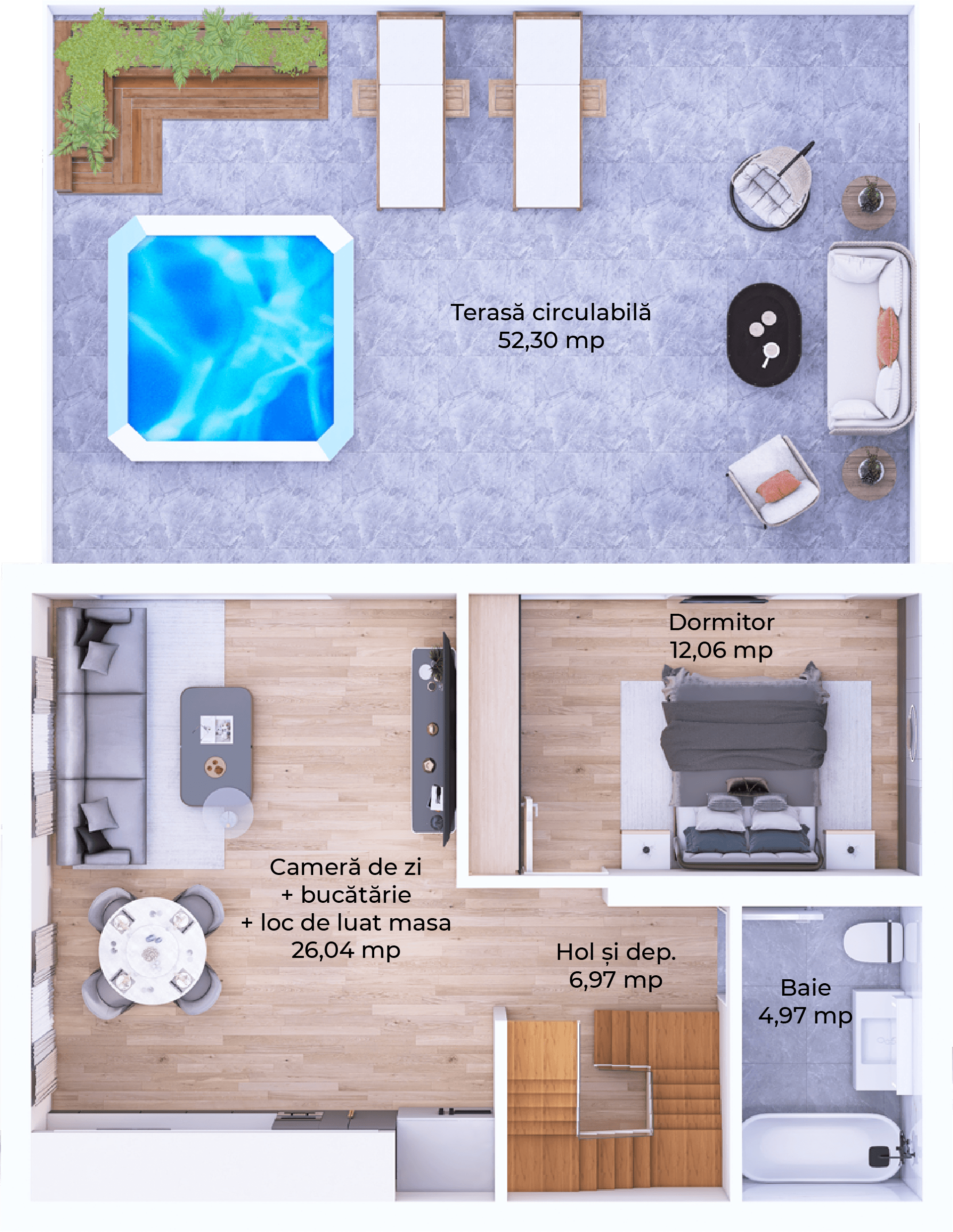 Plan apartament B101-11-4