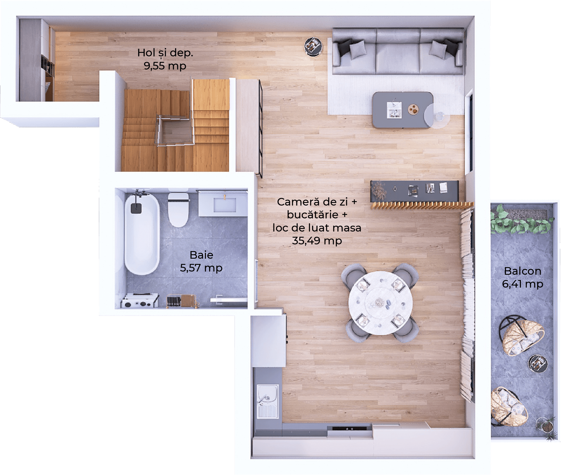 Plan apartament B101-11-1