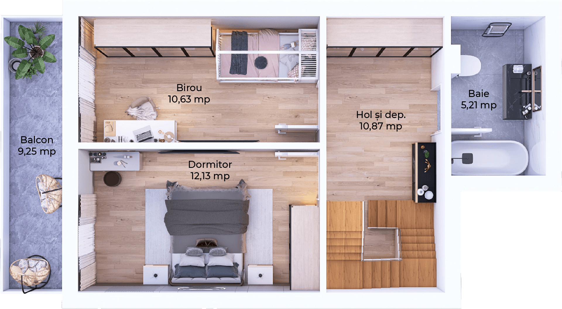 Plan apartament B99-11-2