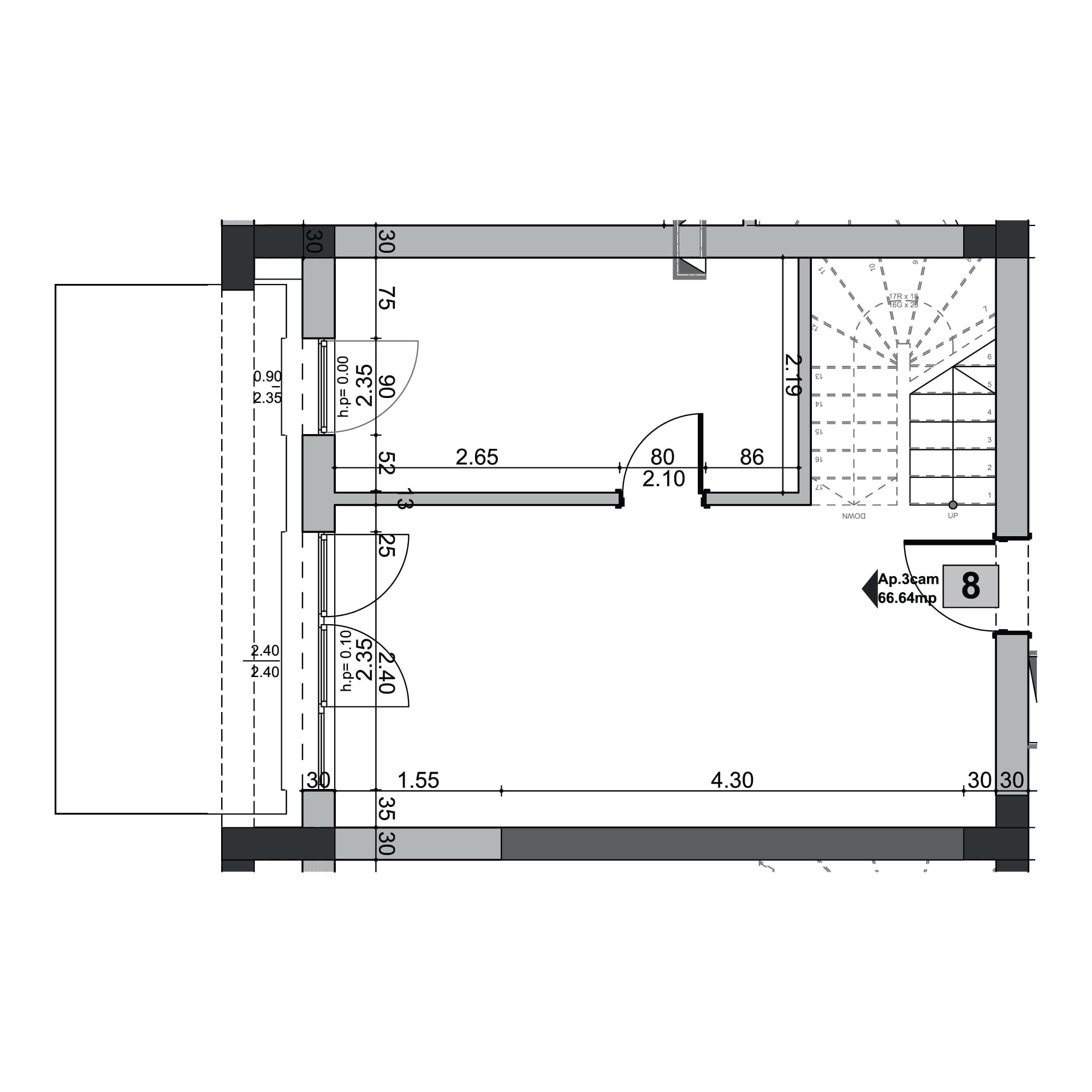 Plan apartament B101-11-8