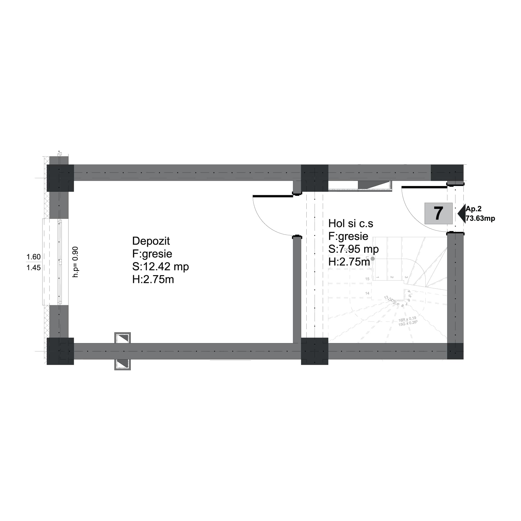 Plan apartament B102-11-7