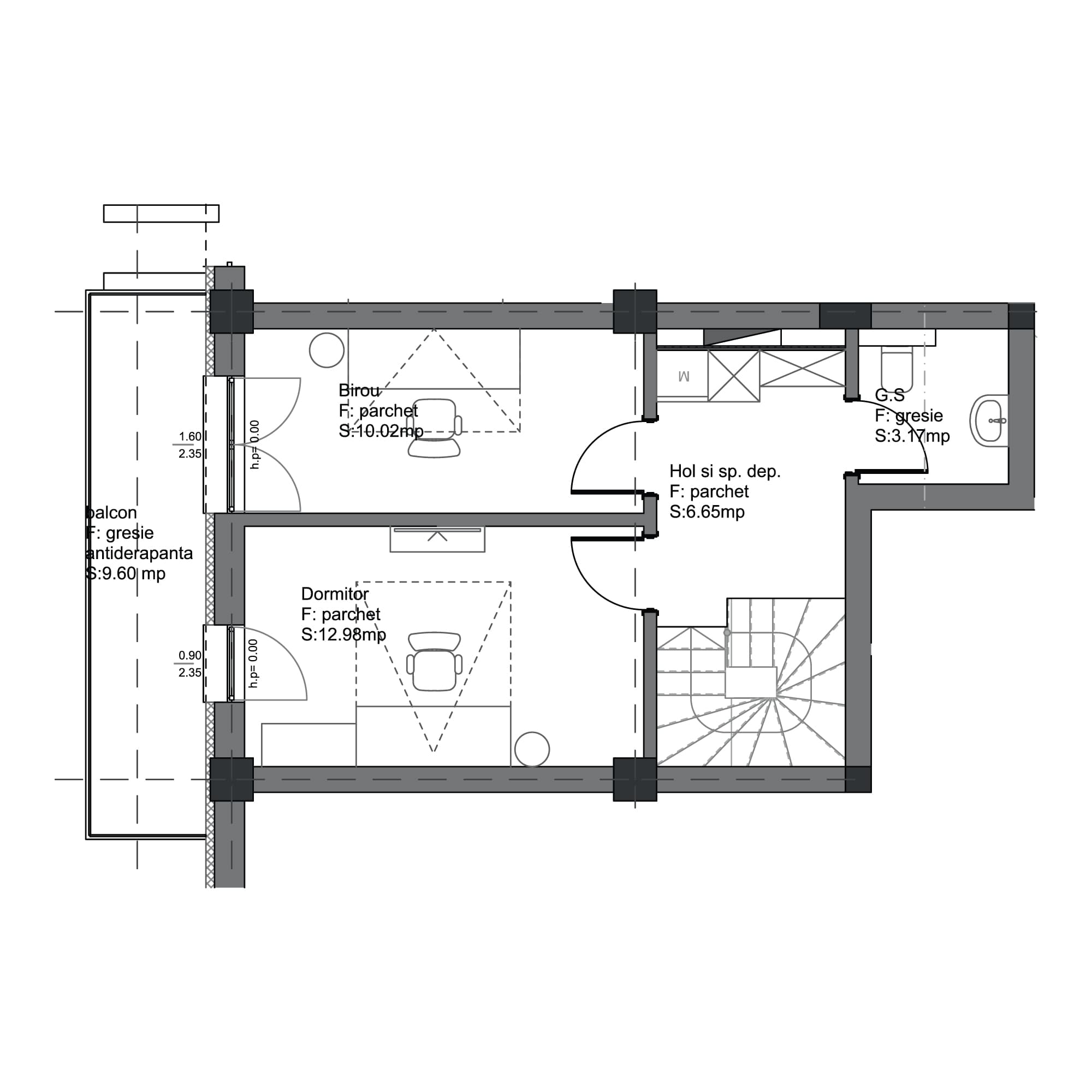 Plan apartament B102-11-9