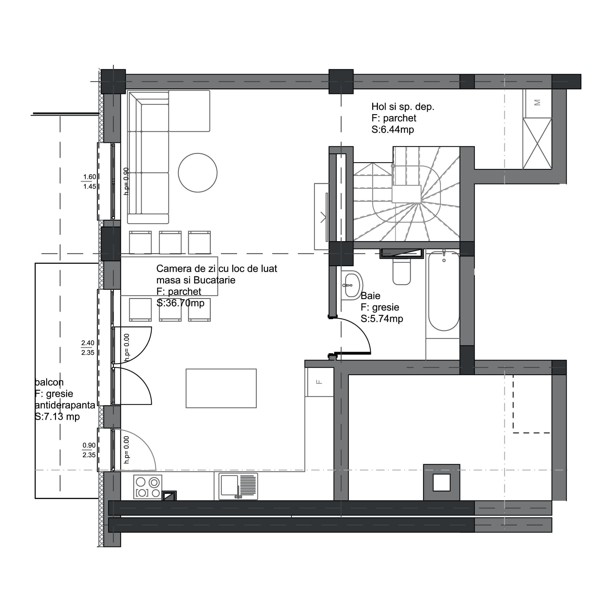 Plan apartament B102-11-10