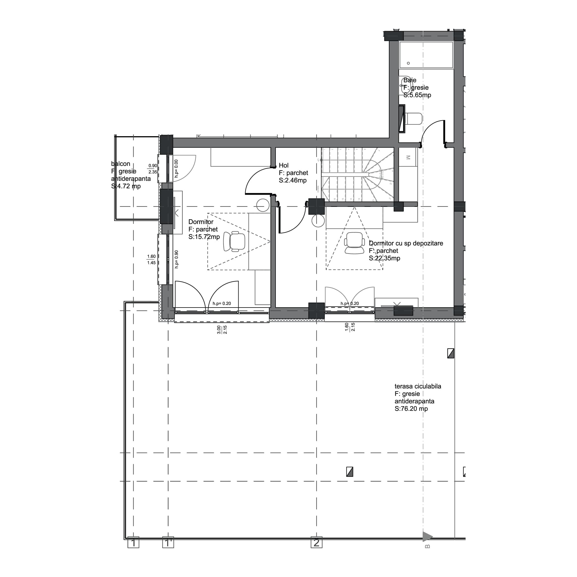 Plan apartament B102-11-13