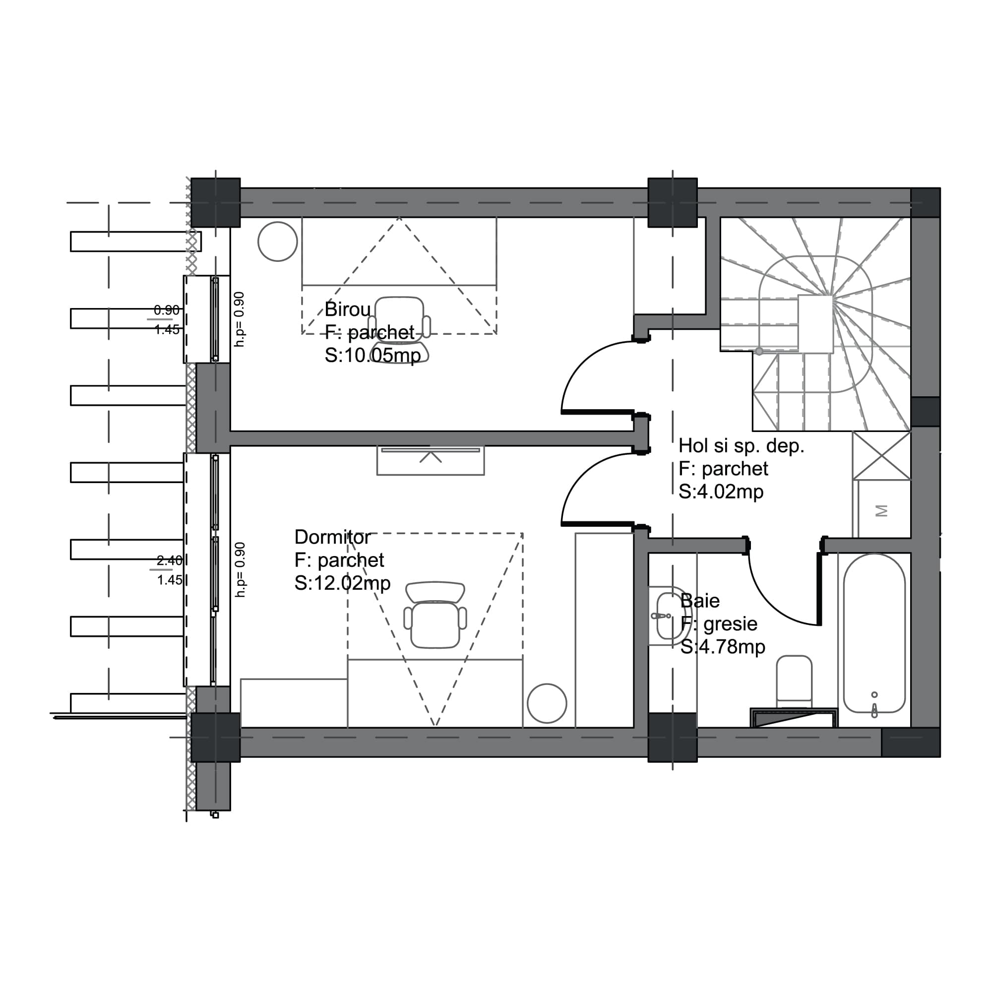 Plan apartament B102-11-8