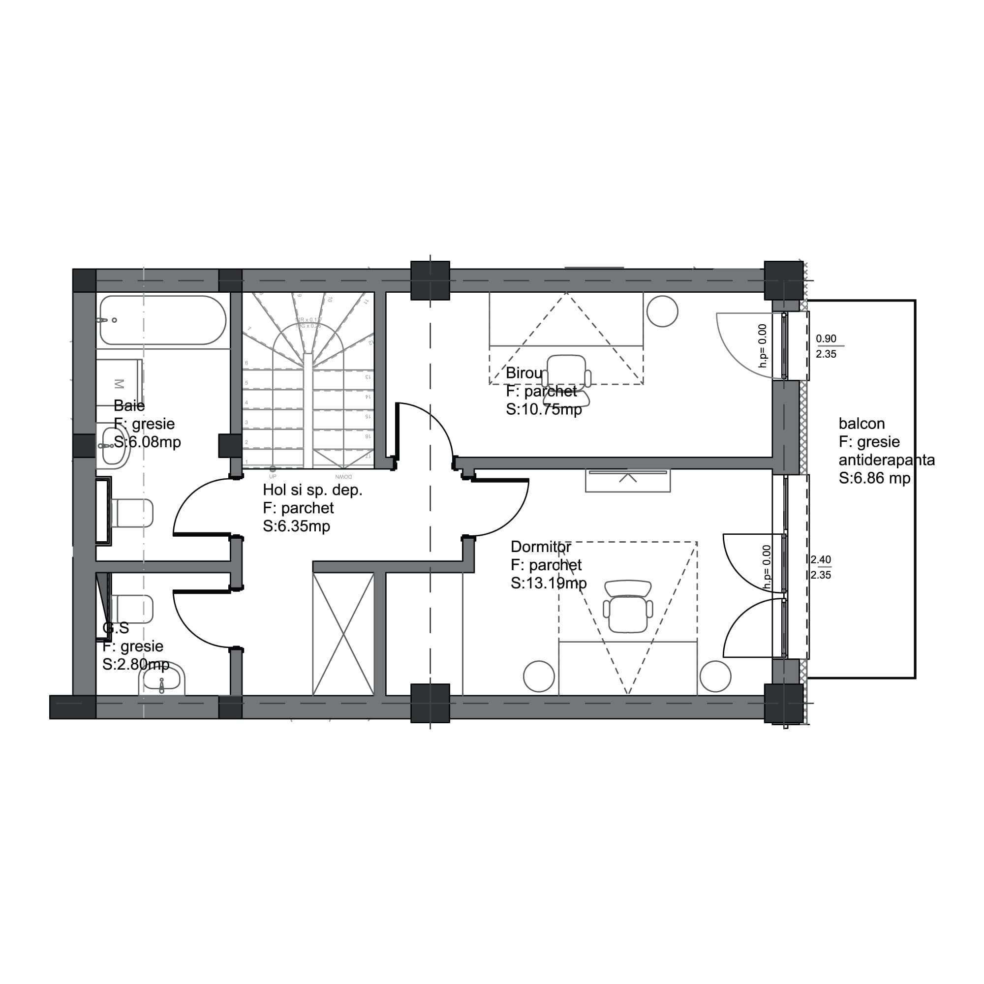 Plan apartament B102-11-3