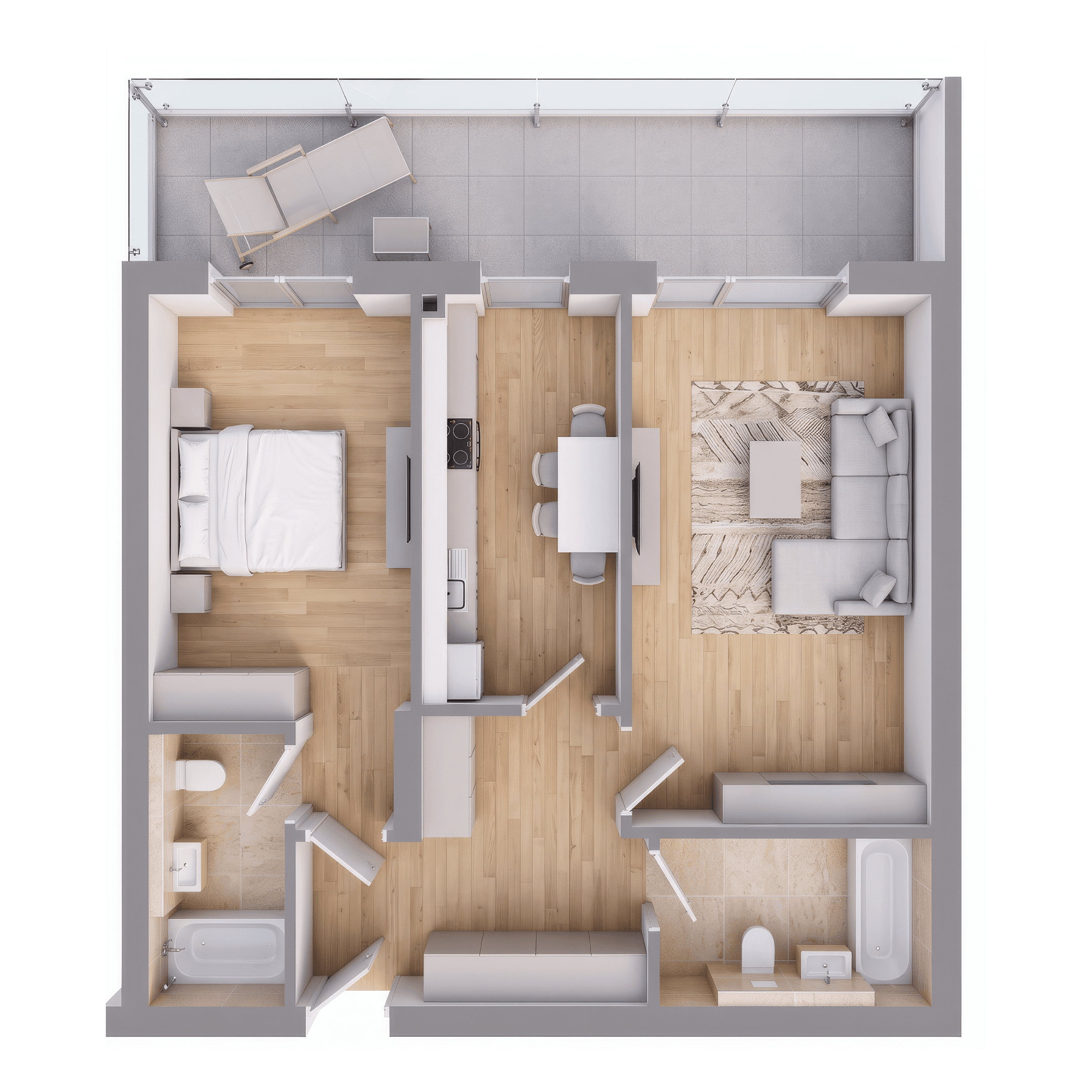 Plan apartament B29-P-2