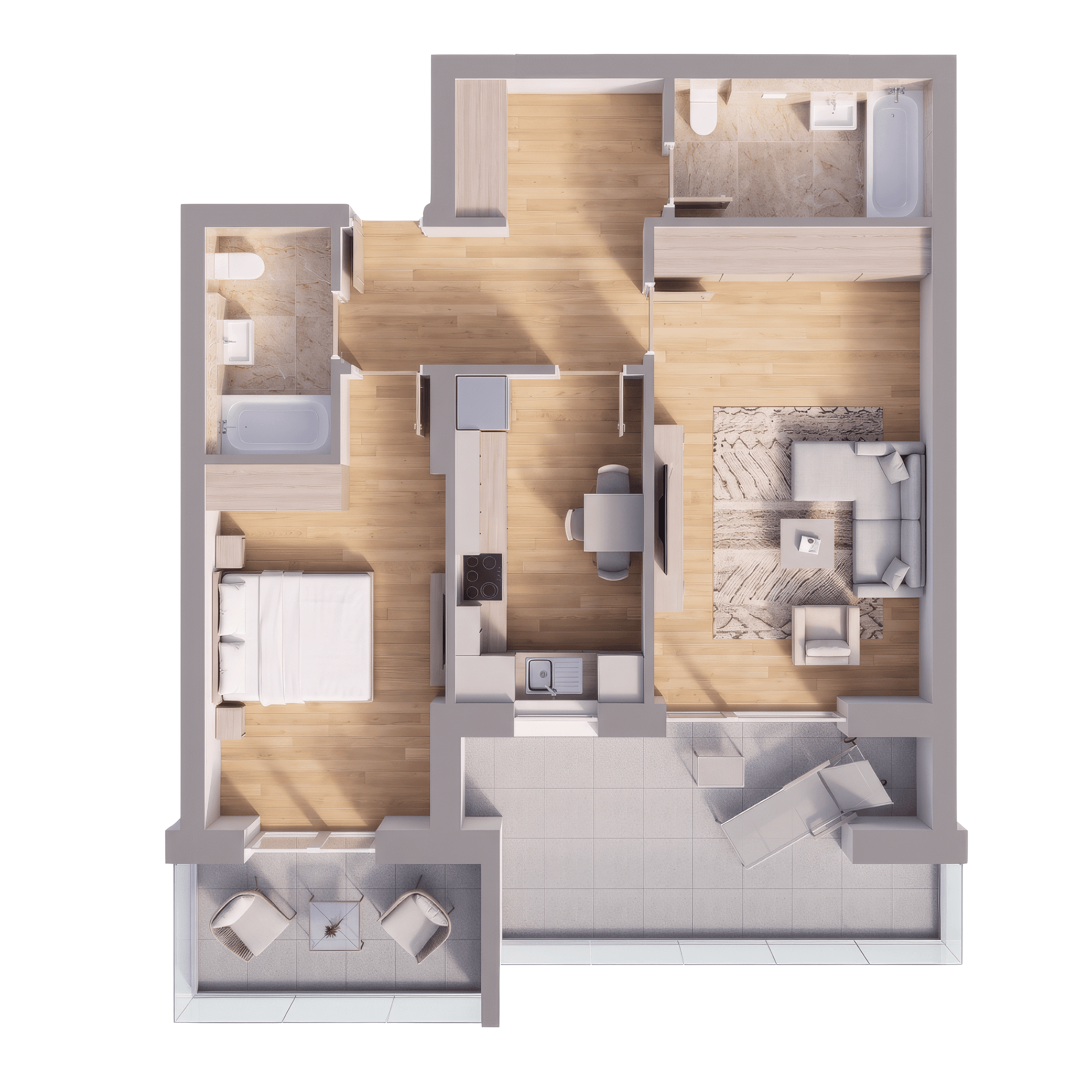 Plan apartament B29-P-3