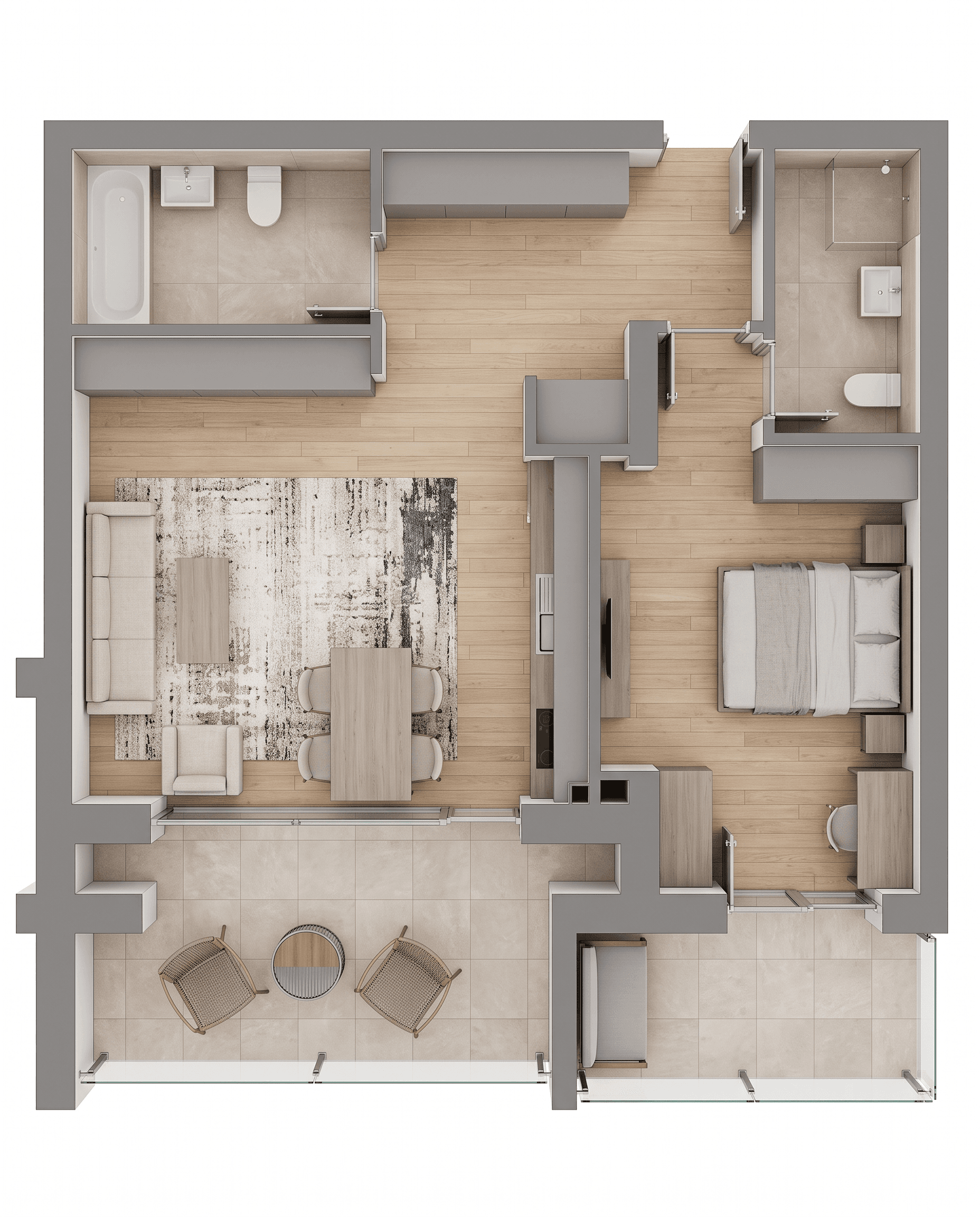 Plan apartament B29-P-4