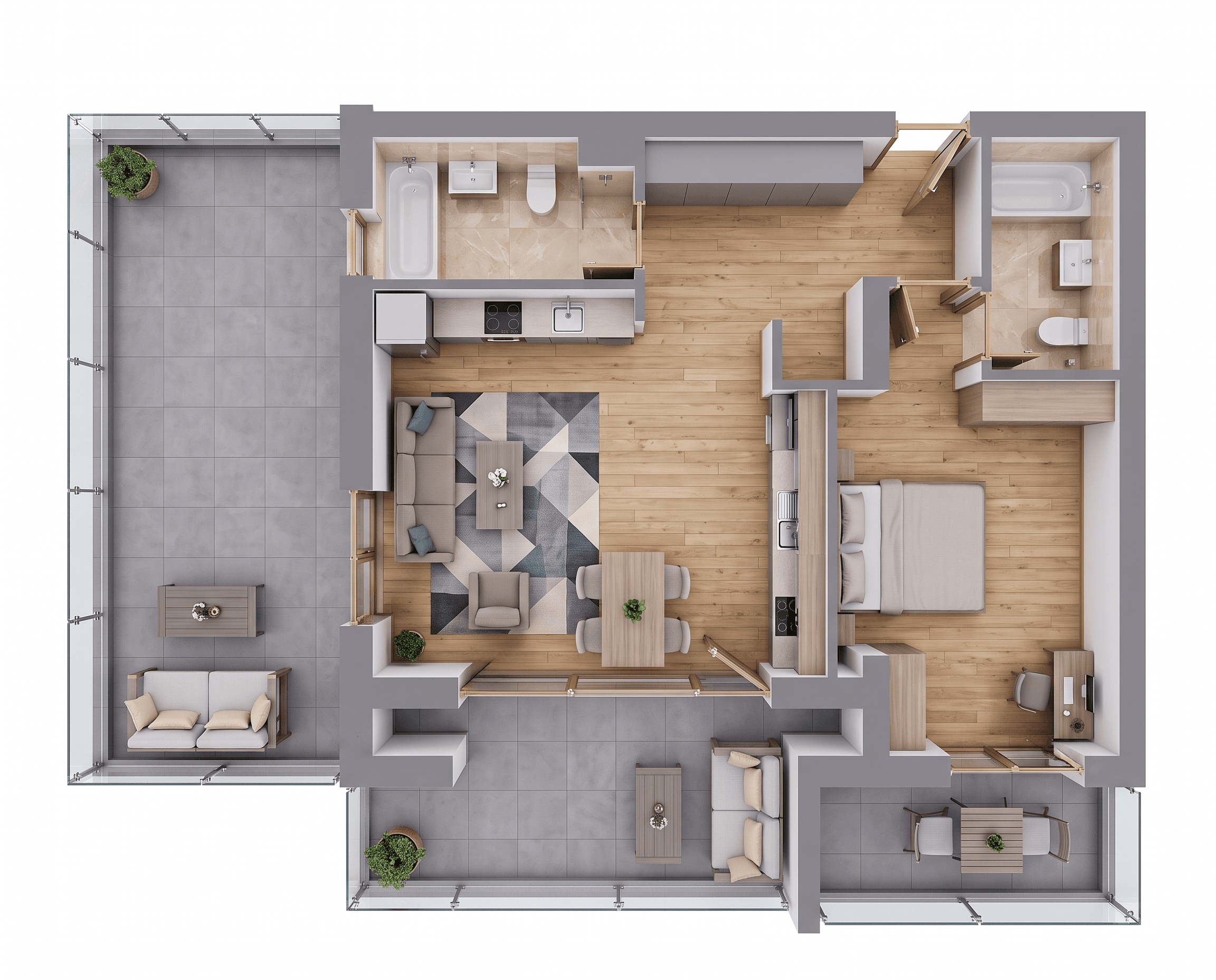 Plan apartament B29-P-6