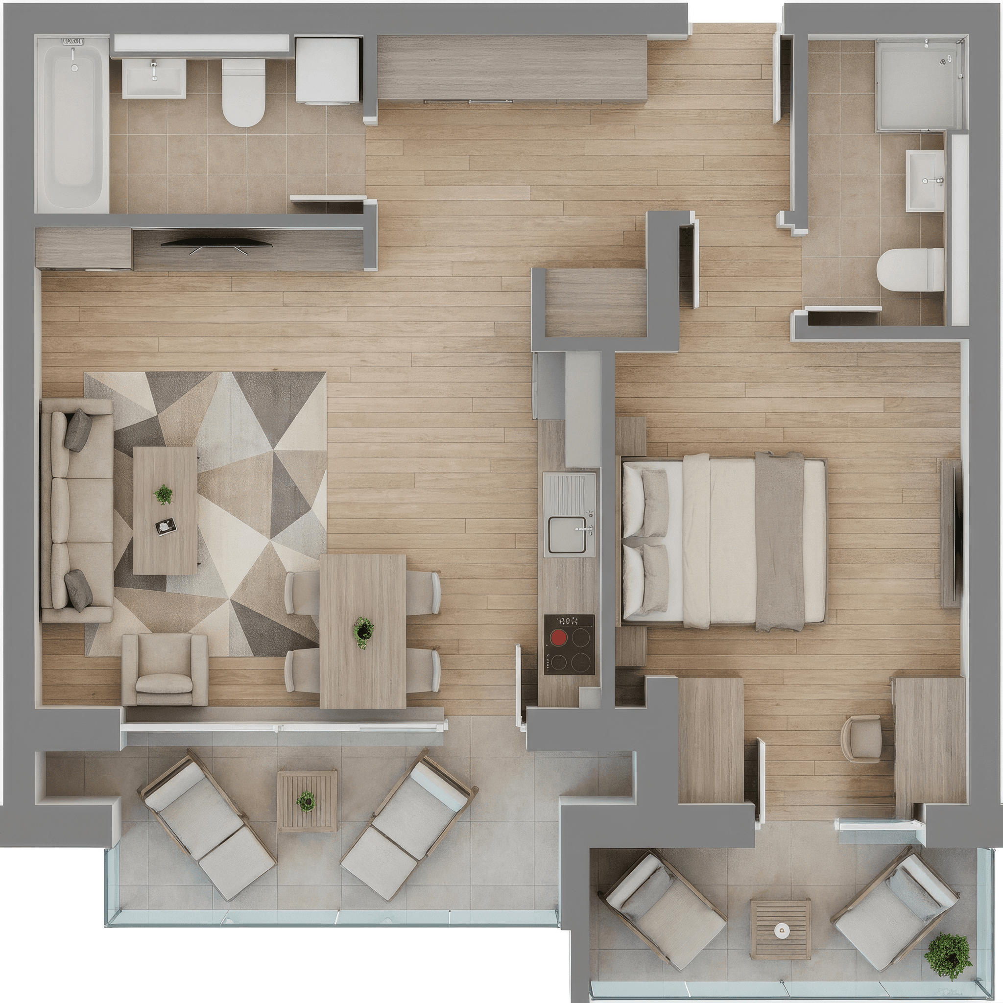 Plan apartament B29-4-5