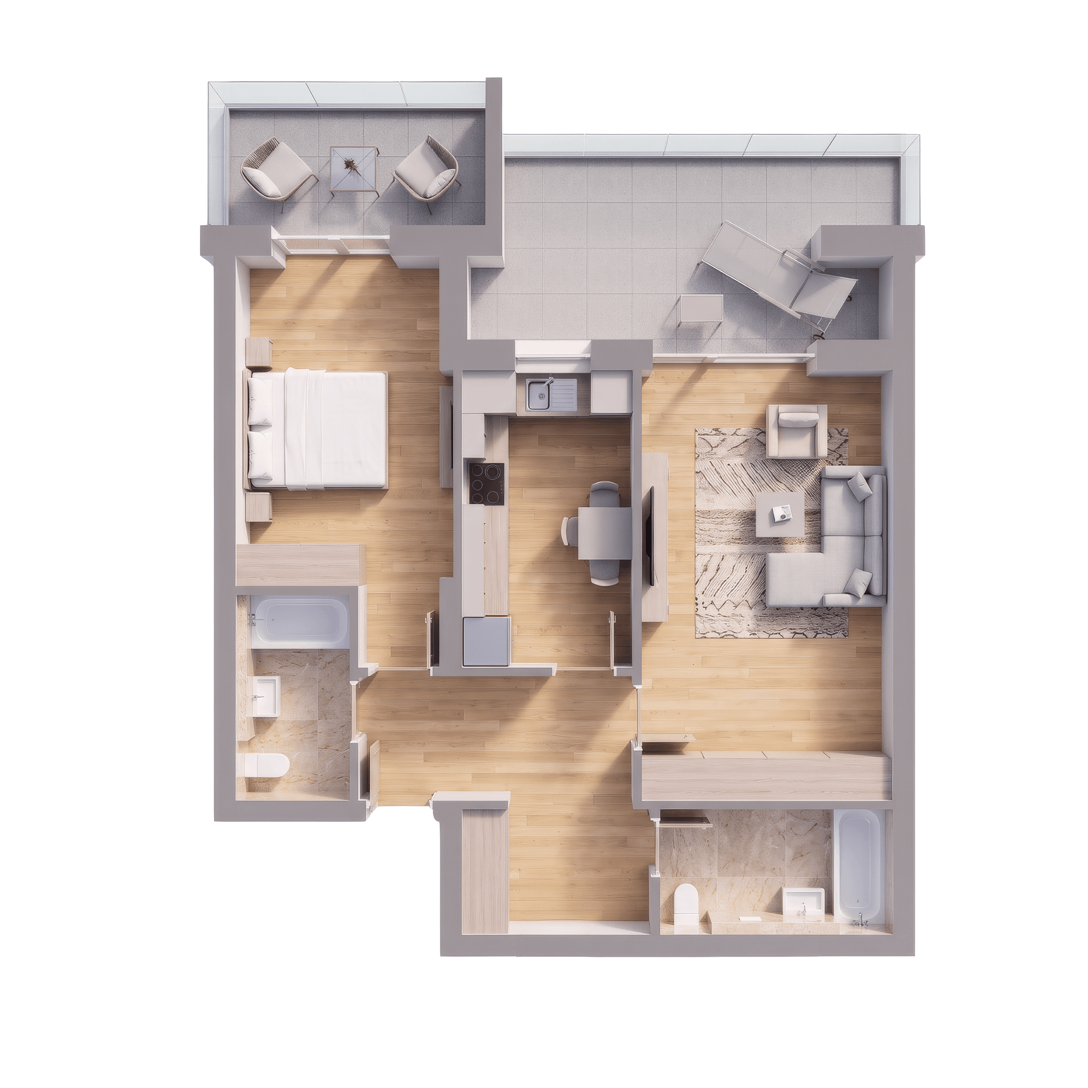 Plan apartament B31-P-6