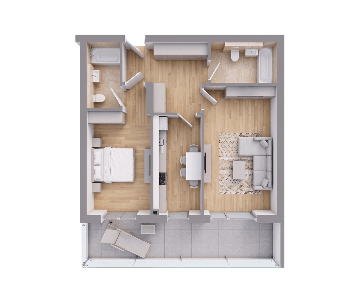 Plan apartament B31-P-7