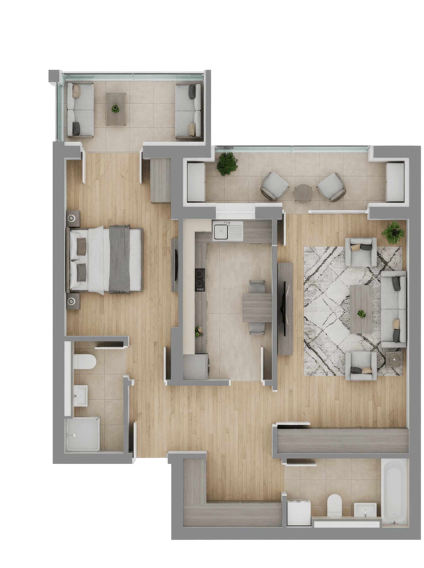 Plan apartament B31-1-6