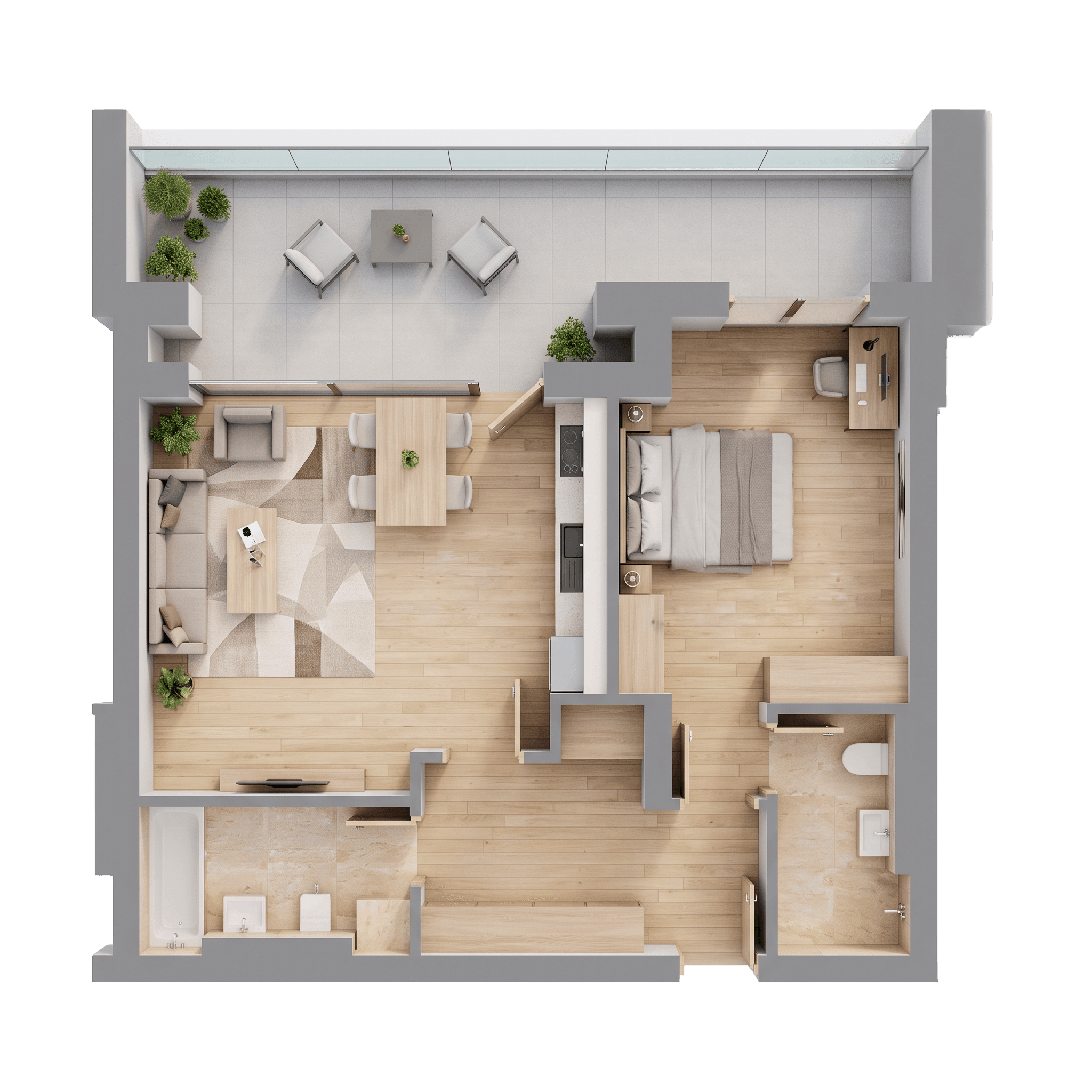 Plan apartament B31-4-5