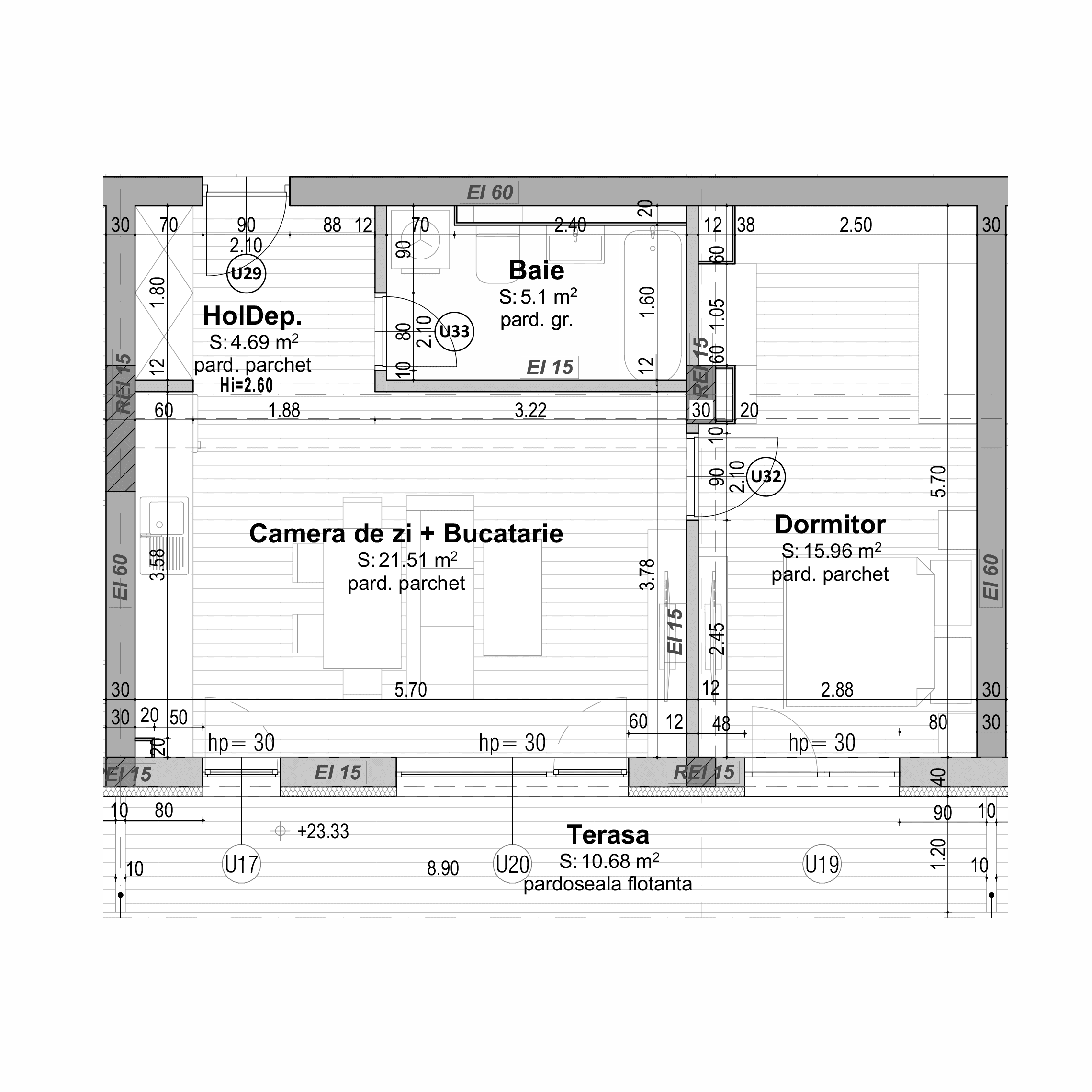 Plan apartament B30-R-4